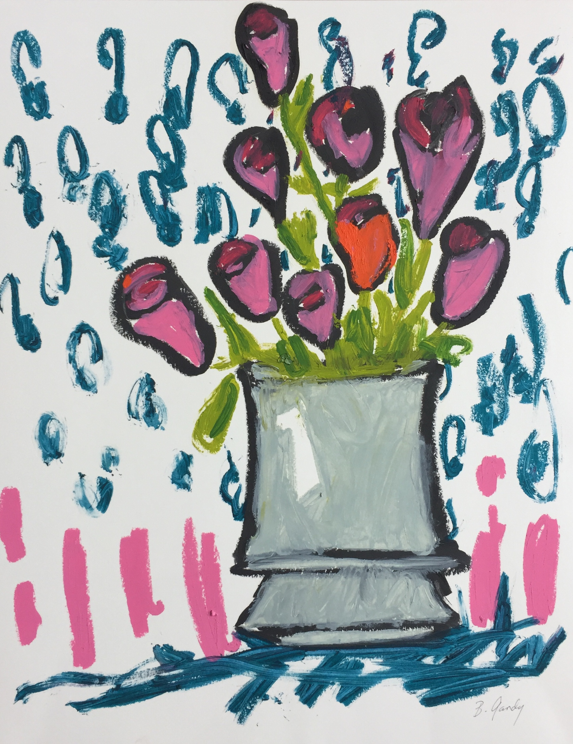 Flower Sketch #1 by Beth Gandy