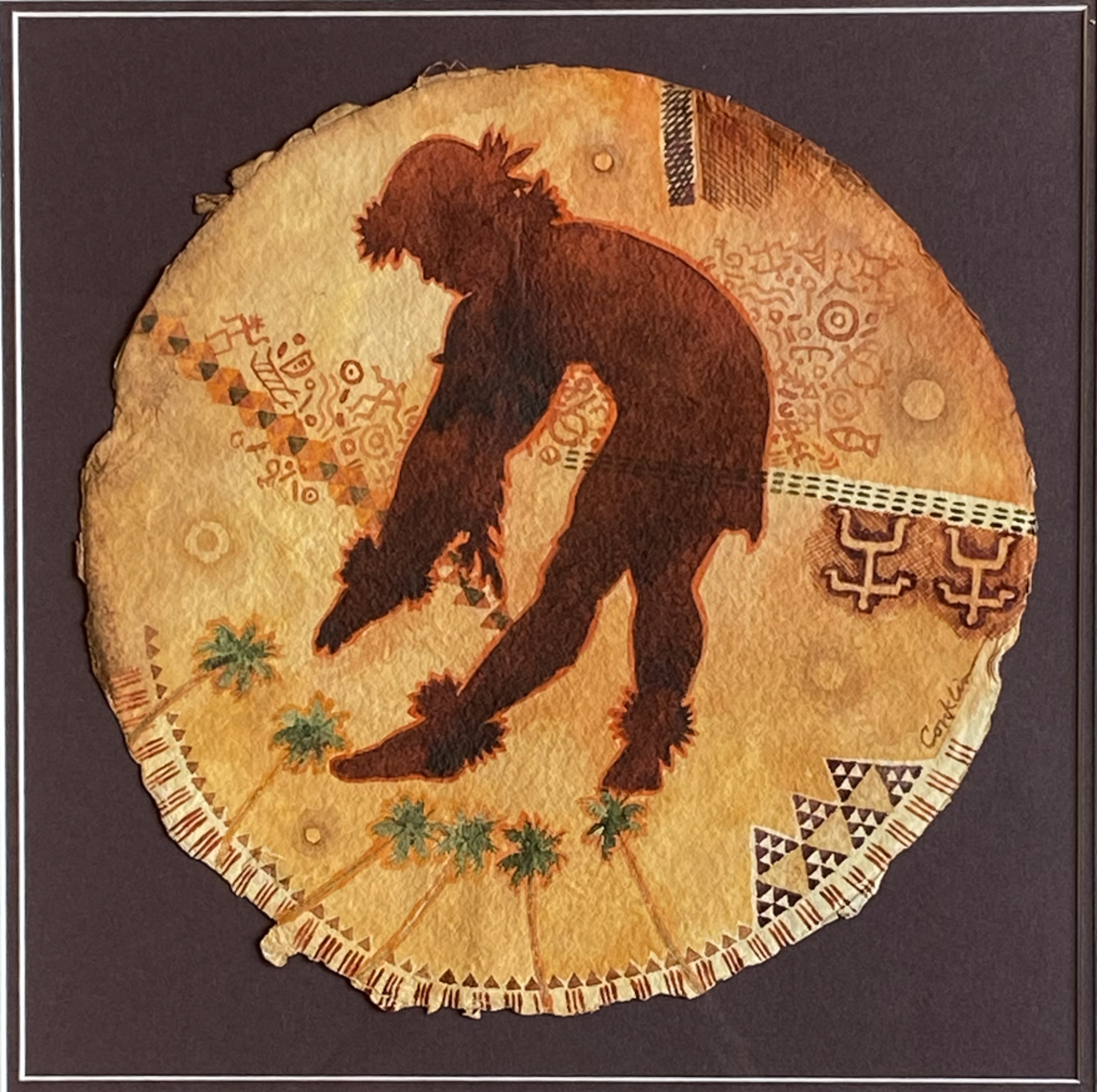 Hula Kahiko Kāne #14 by Cindy Conklin
