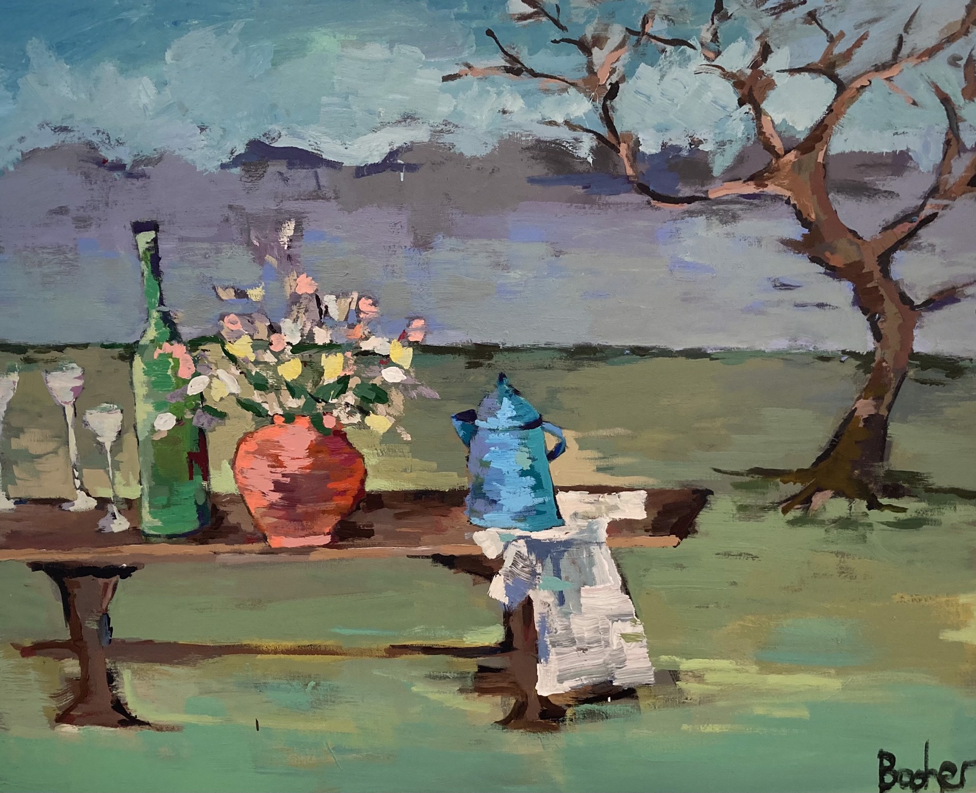 Wine and a Picnic by Gary Bodner