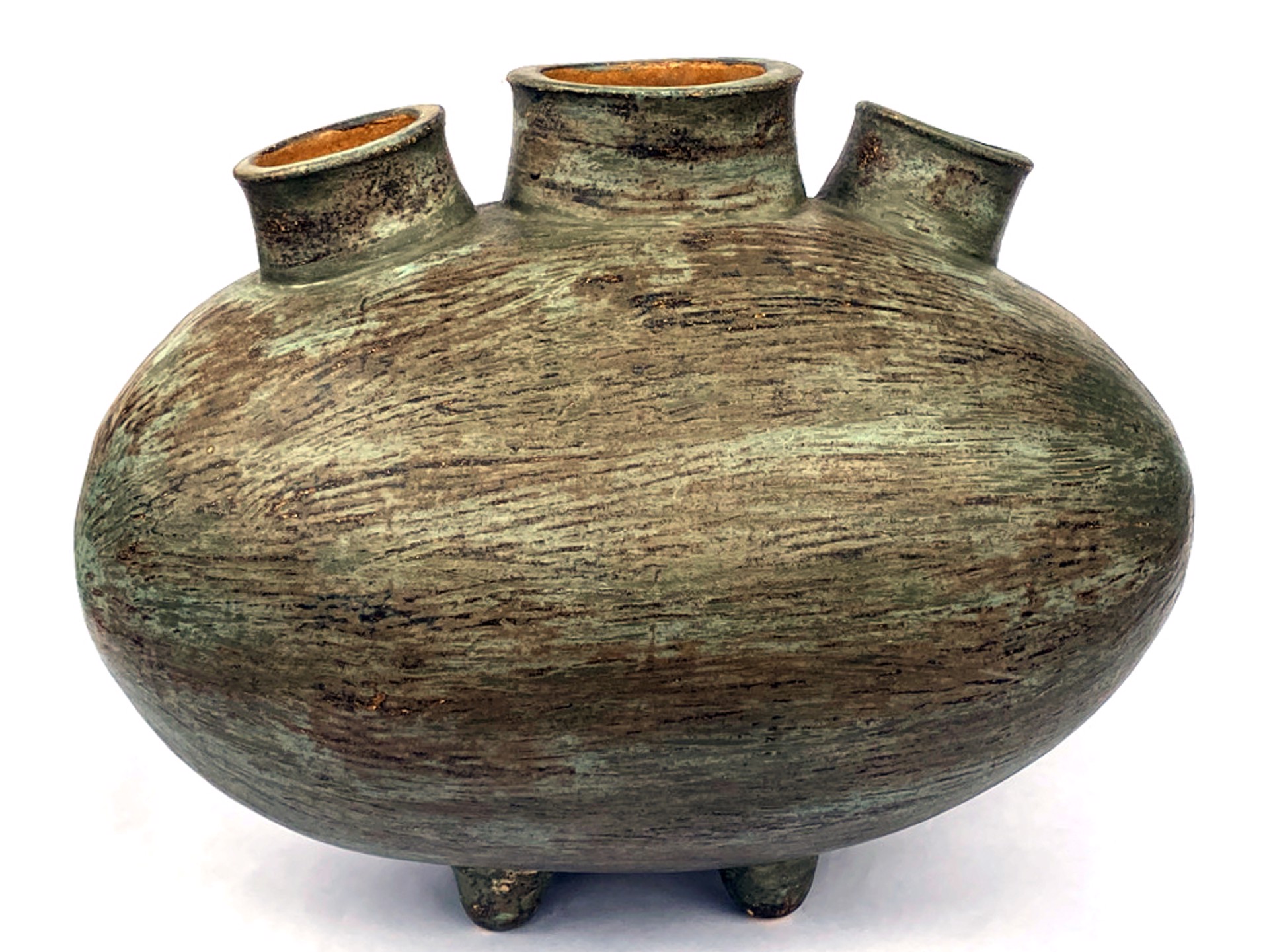 Ceramic Trio Vase by Faye Maeshiro