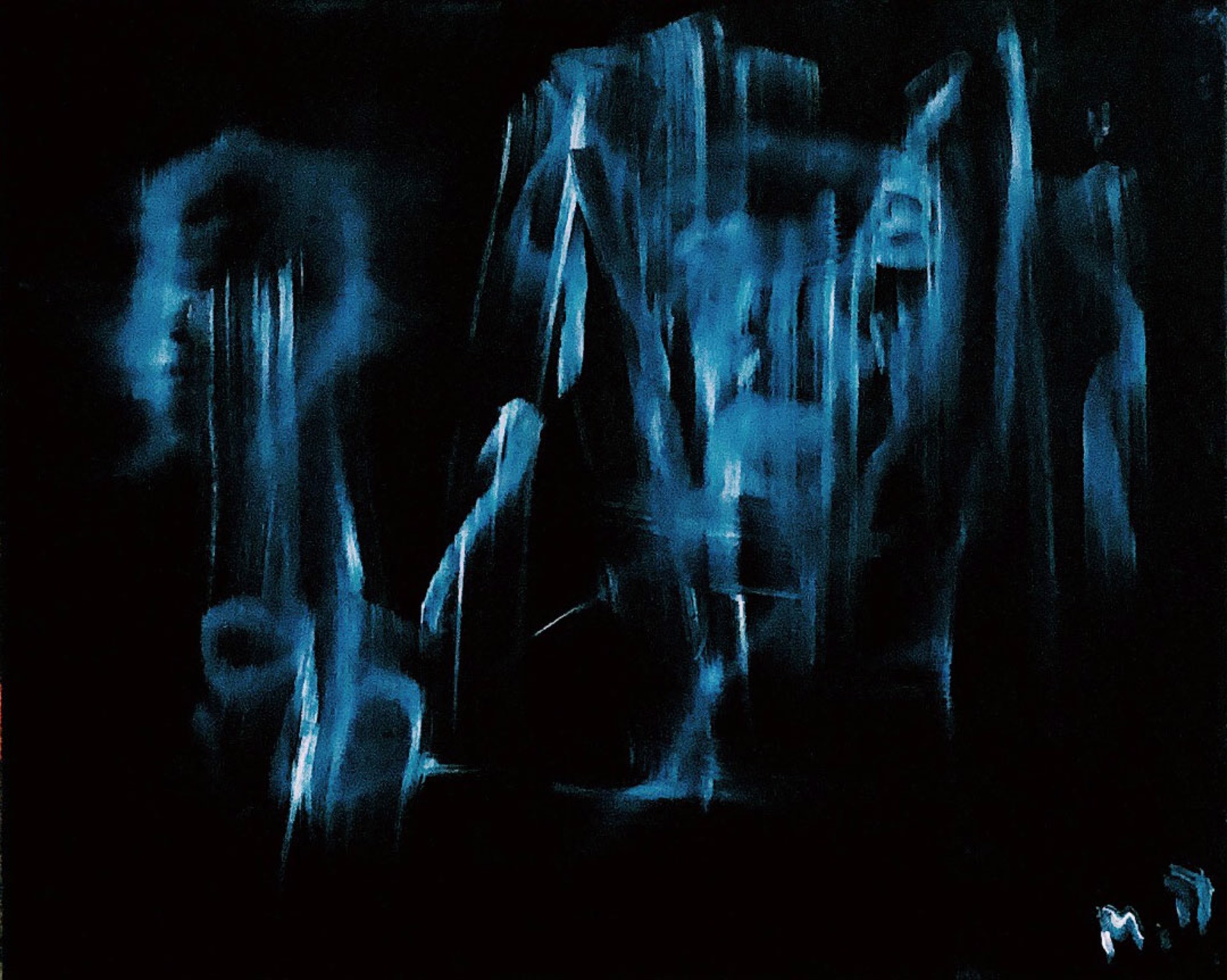 Untitled (blue smoke) by Marc Andre