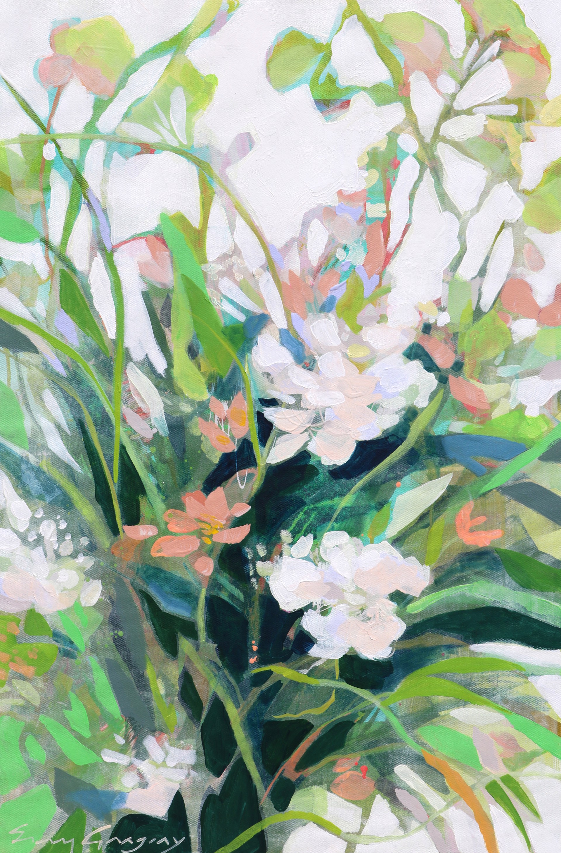 Morning Garden 5 {SOLD} by Erin Gregory