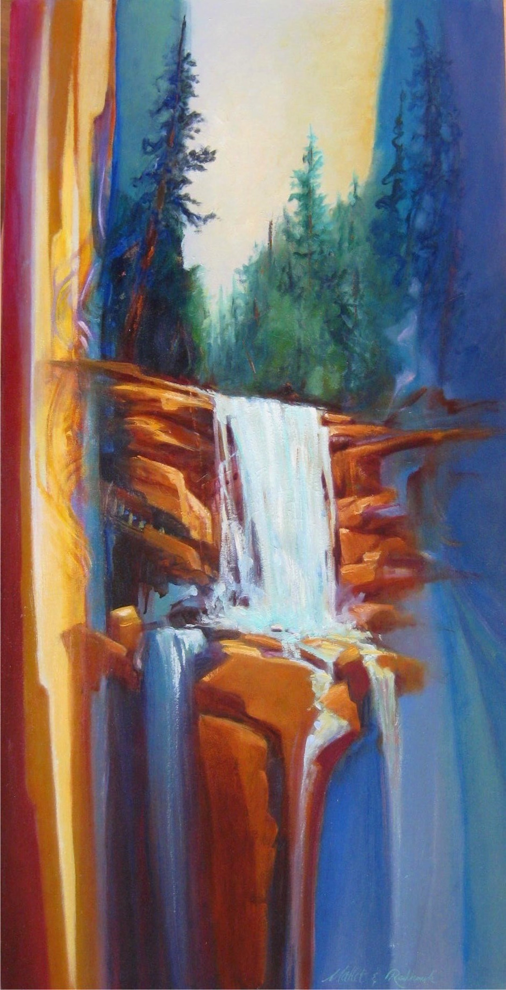Crystal Falls  by Marlys Mallét & Michael Redhawk