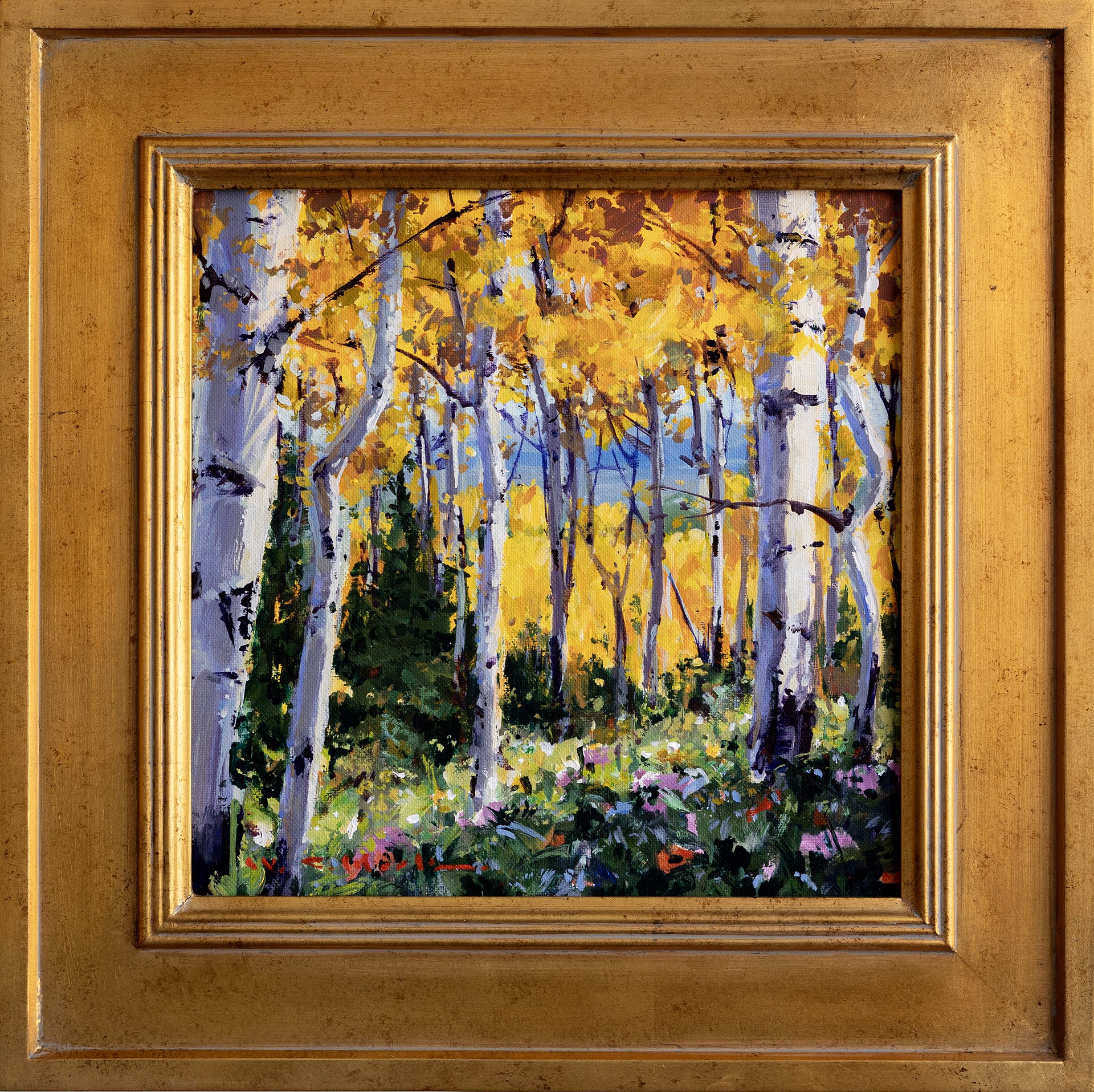 Alpine Aspen by William C. Hook