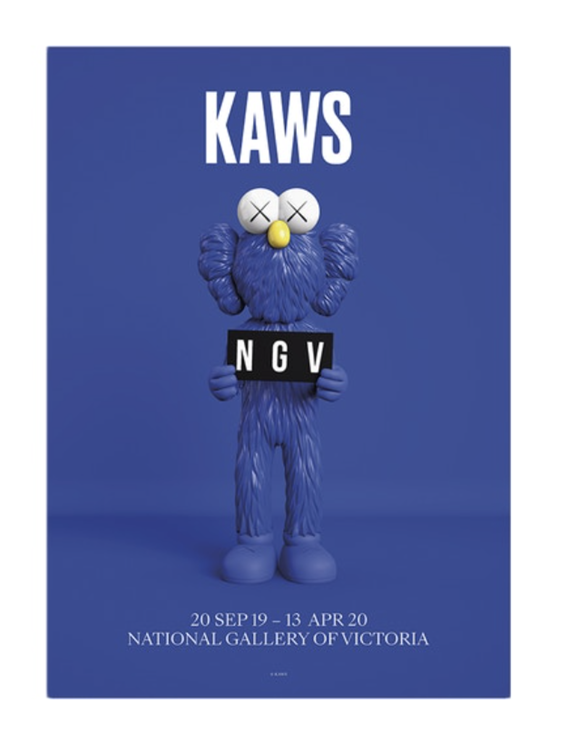 Poster BFF Blue by KAWS