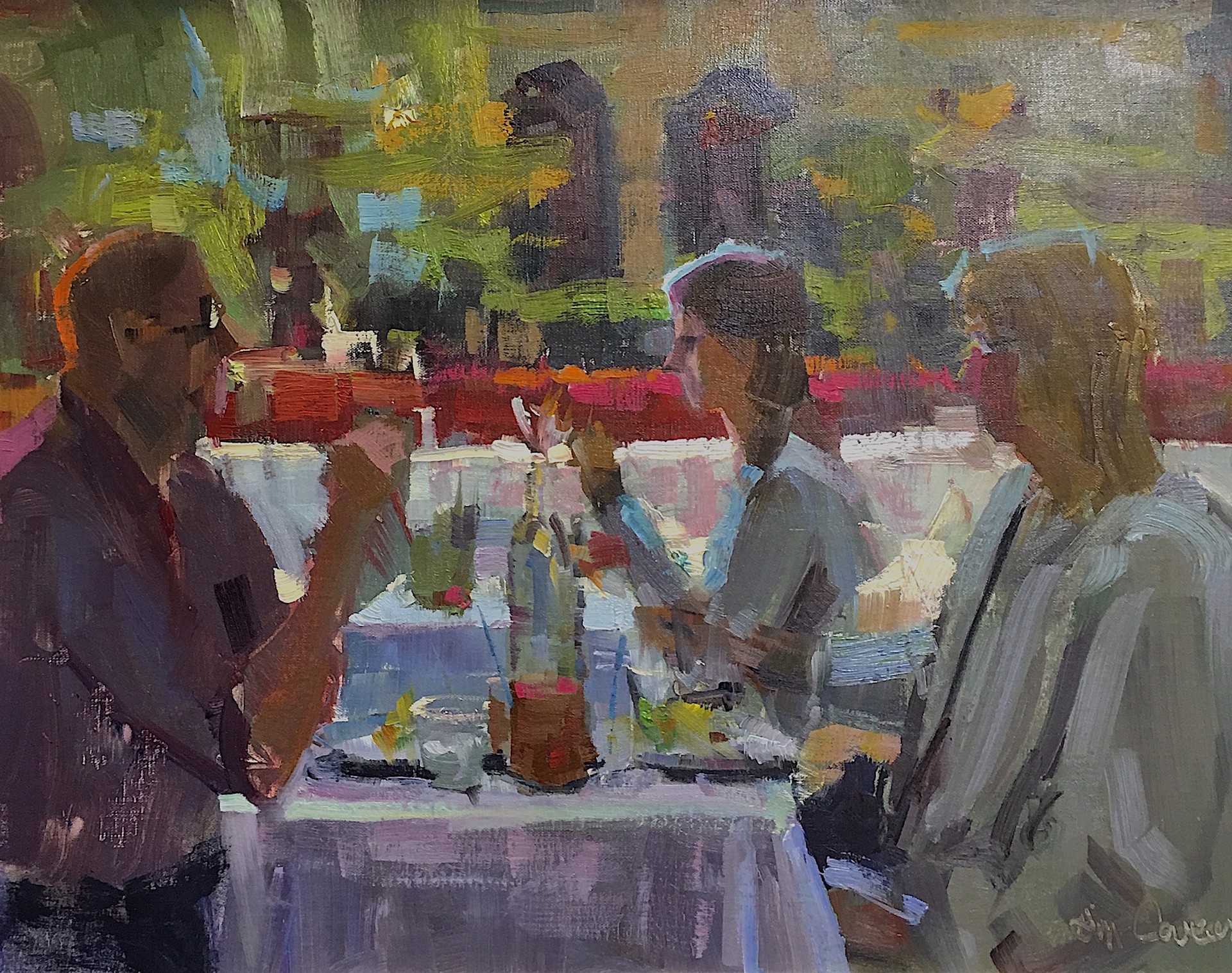 Texting on Fifth by Jim Carson