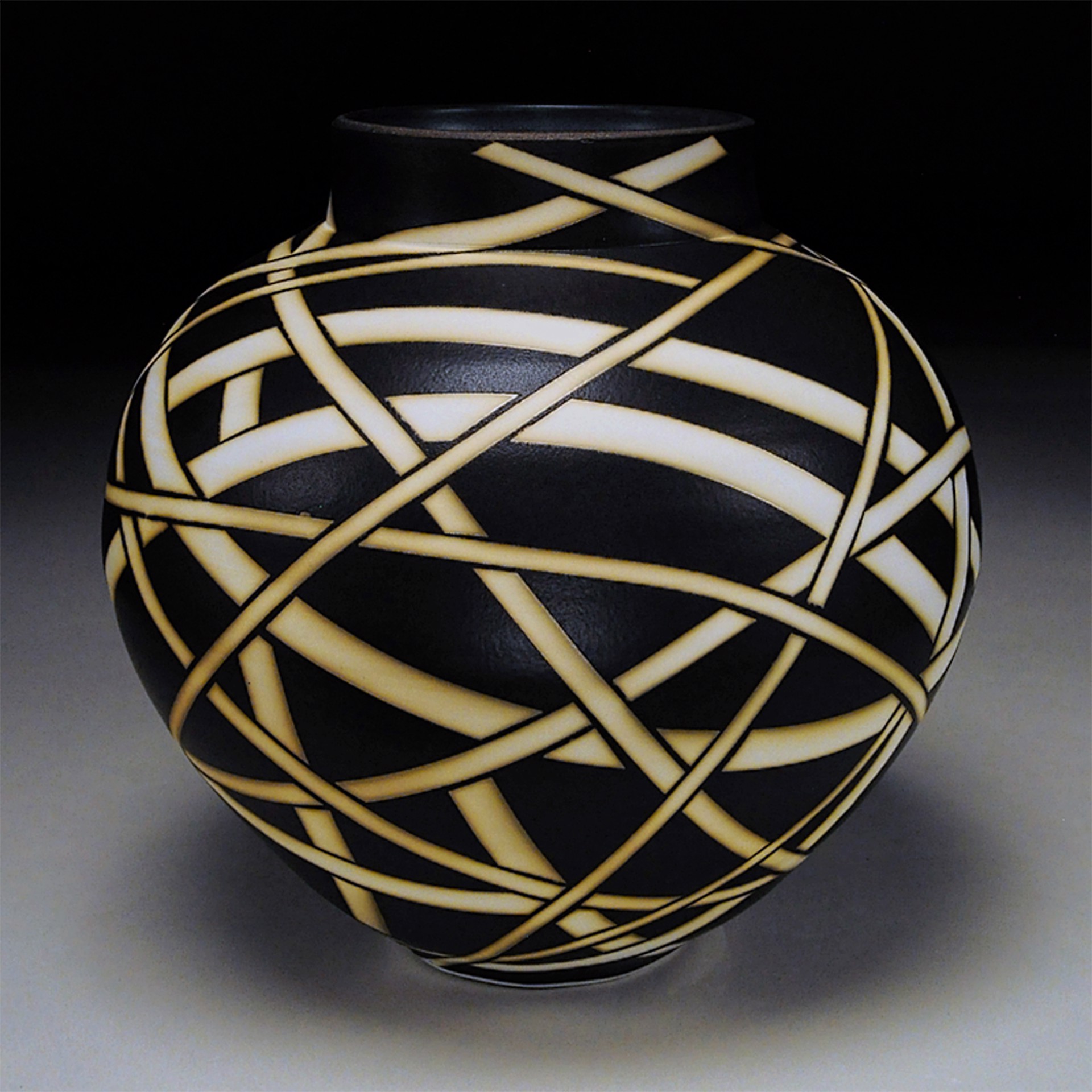 #42- Vessel, Wrapped with Bands by N B