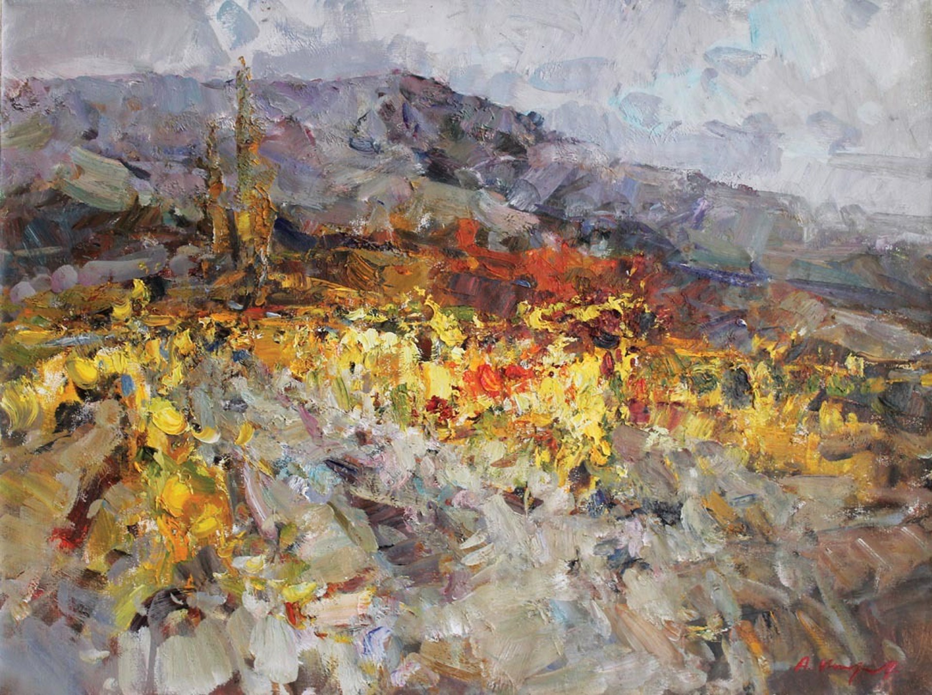 Autumn Vineyard by Andrey Inozemtsev