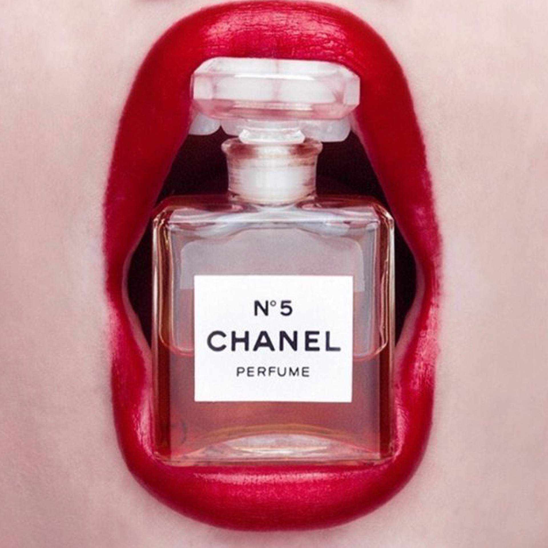 Chanel Mouth by Tyler Shields