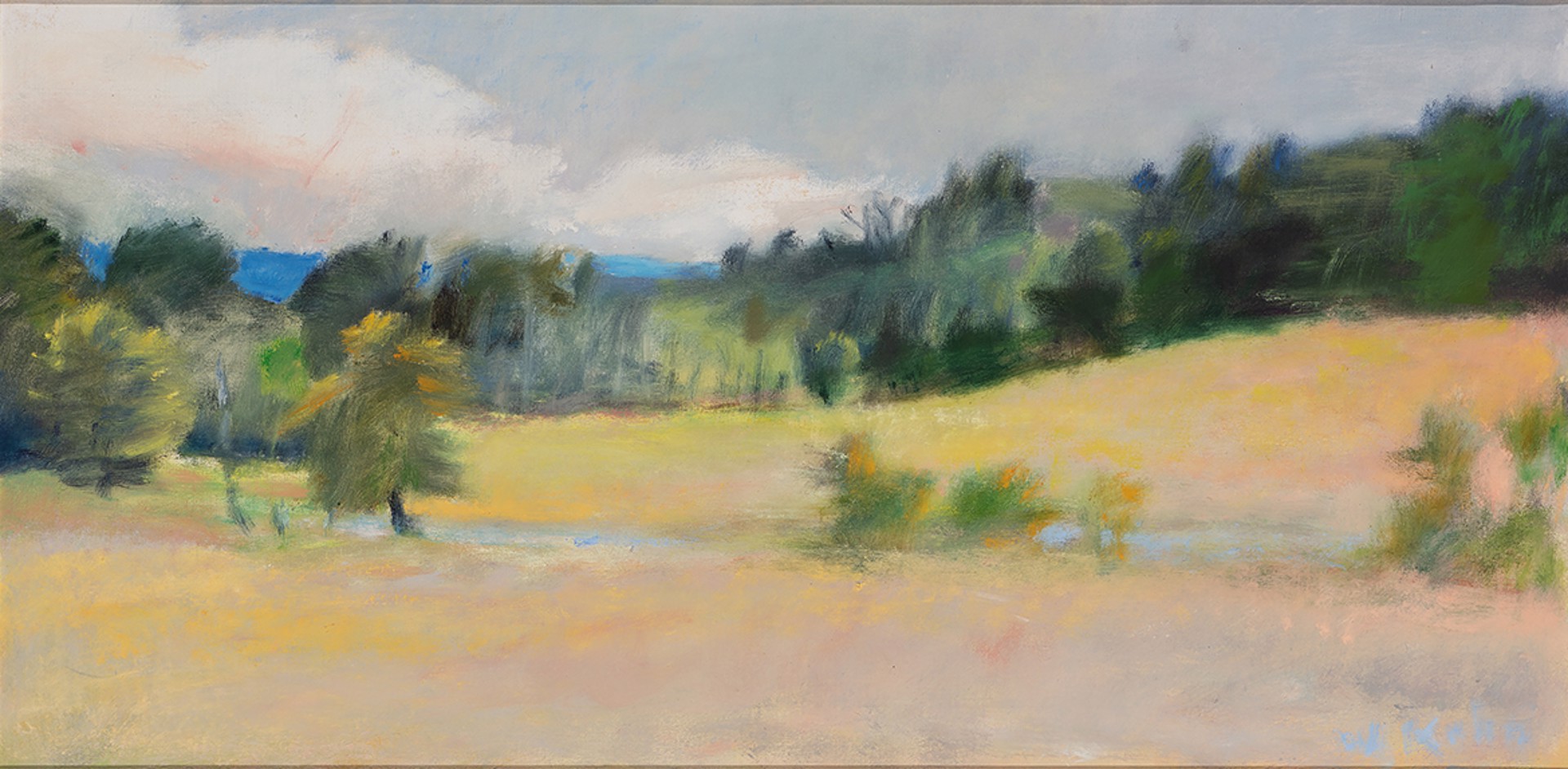 Field in Half Light by Wolf Kahn