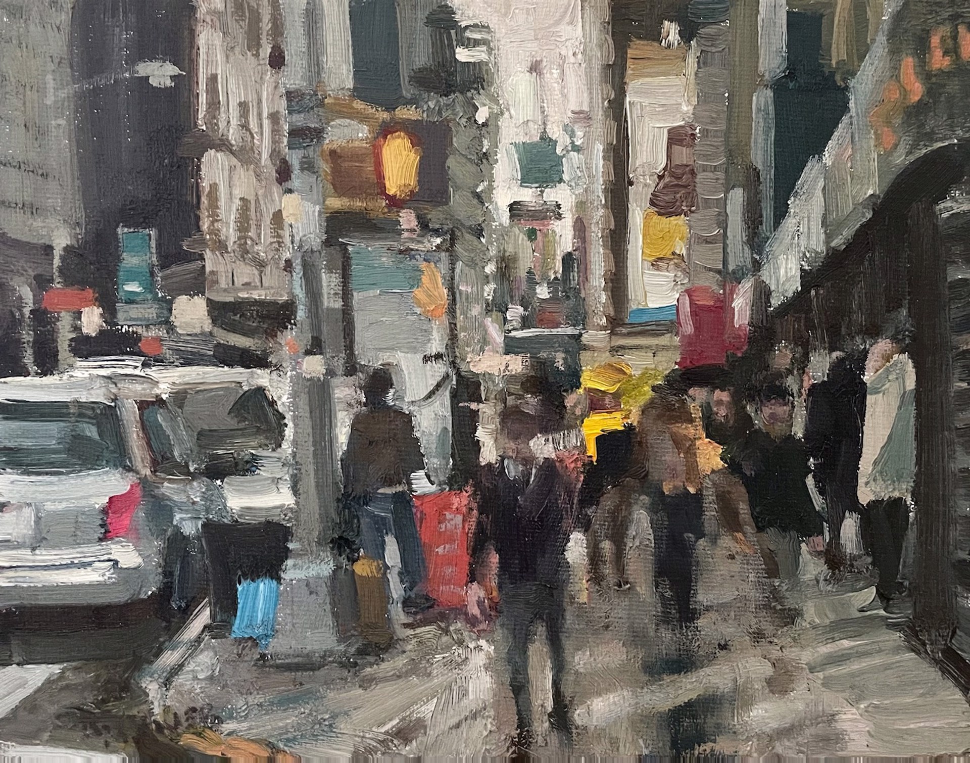 Crowded Street I by Jim Beckner