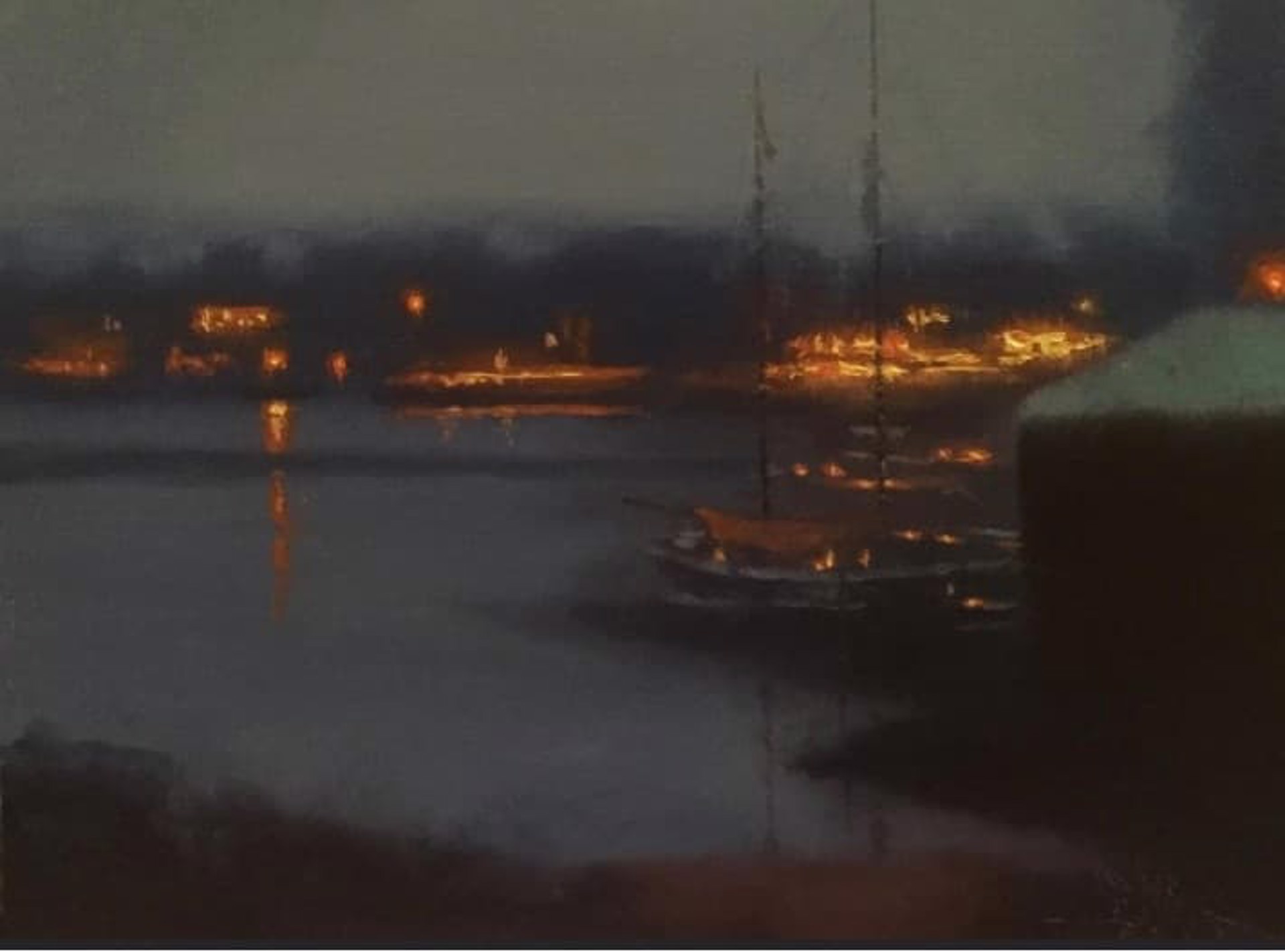 Evening in Camden Harbor by C.W. Mundy