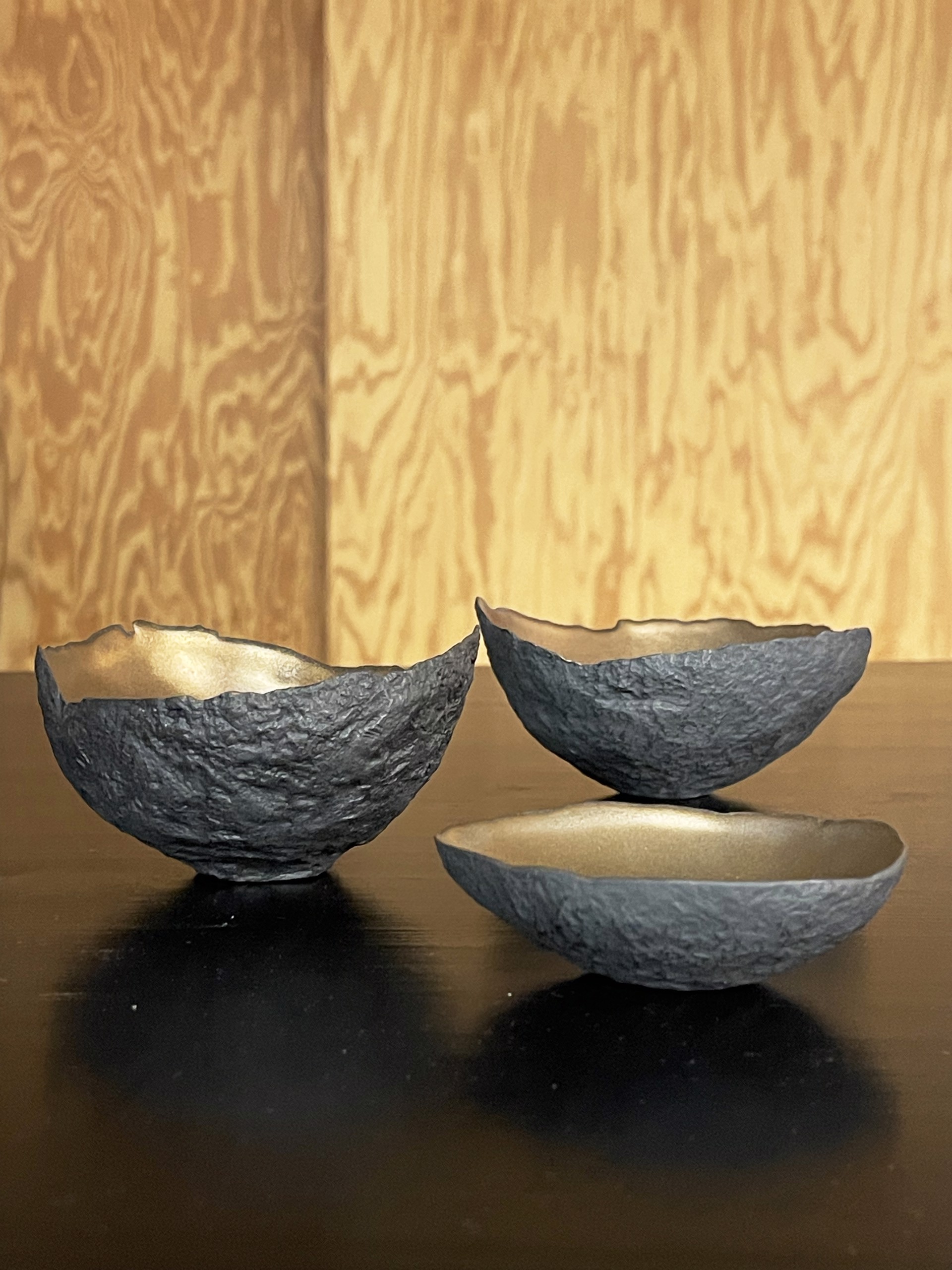 5 small ceramic vessels by Cristina Salusti