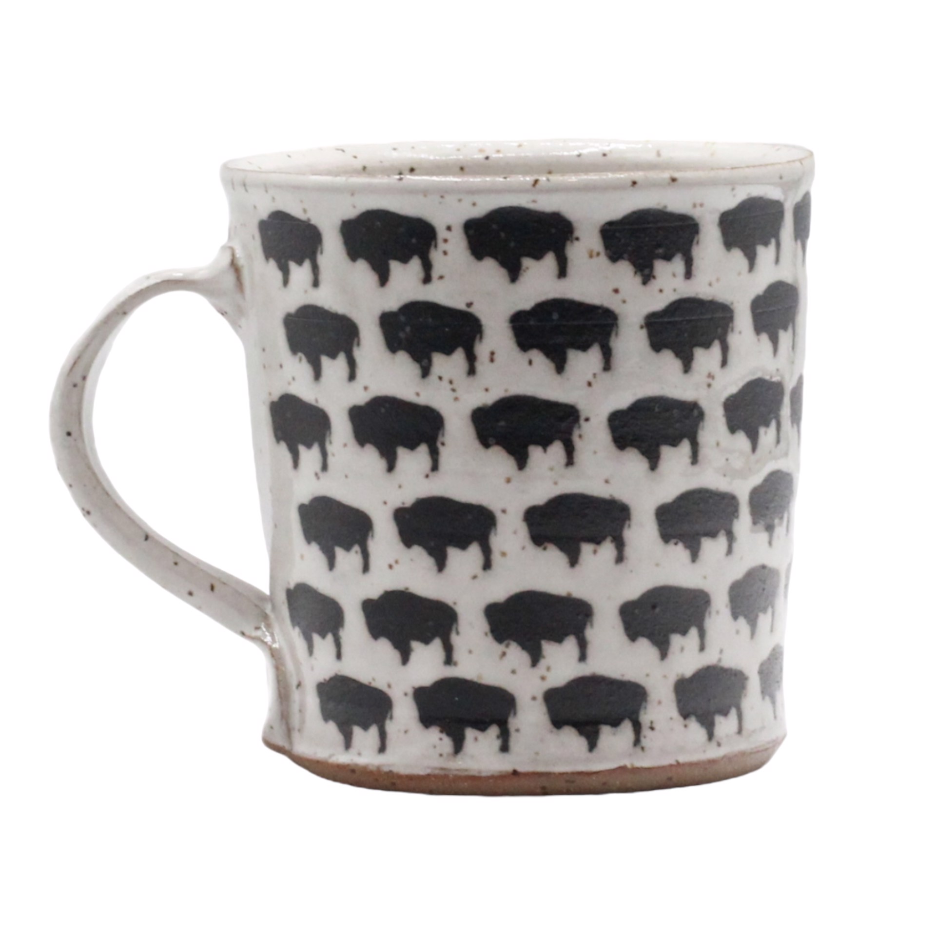 Bison Herd Mug by Stephen Mullins