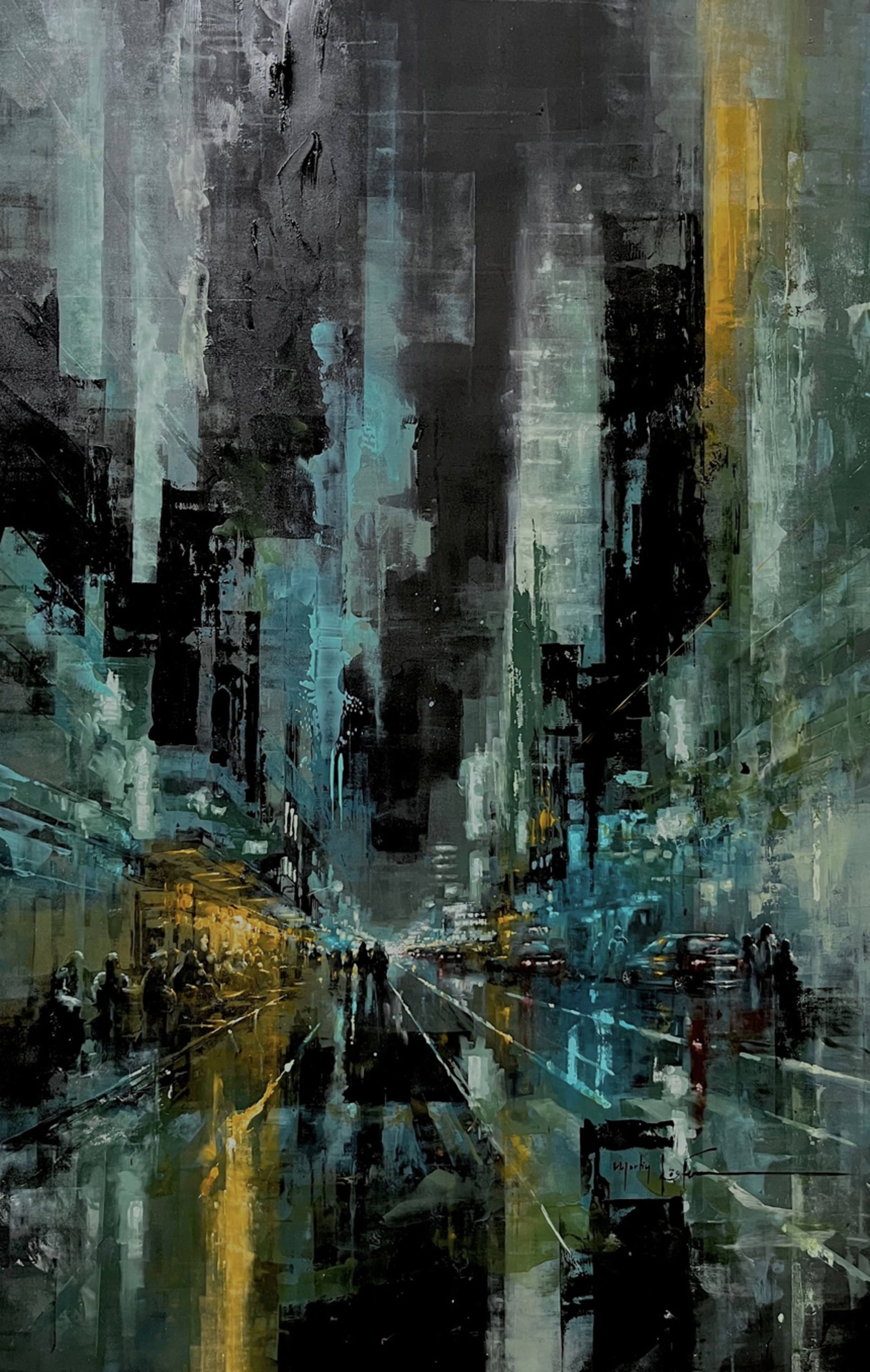 New York Midnight in the City XVII by Martin Koester