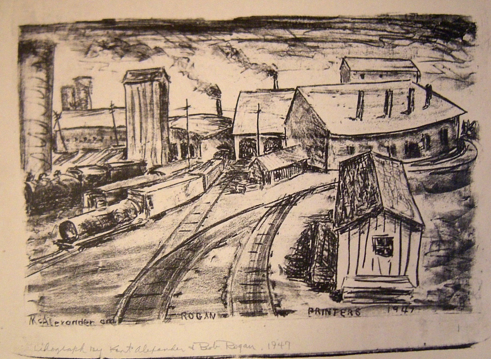 Train Station by Robert Rogan