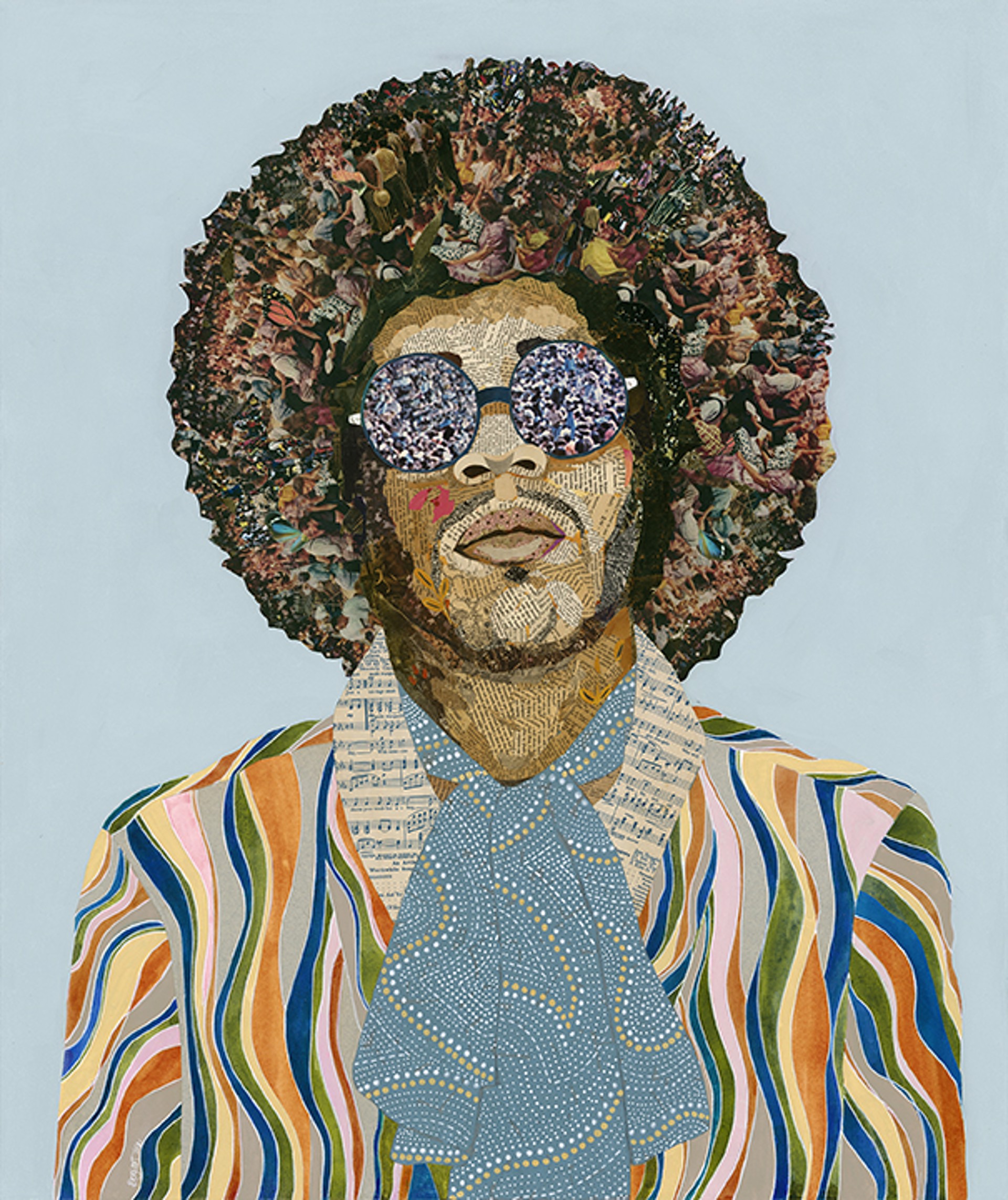 Jimi Hendrix 2 by Brenda Bogart - Prints