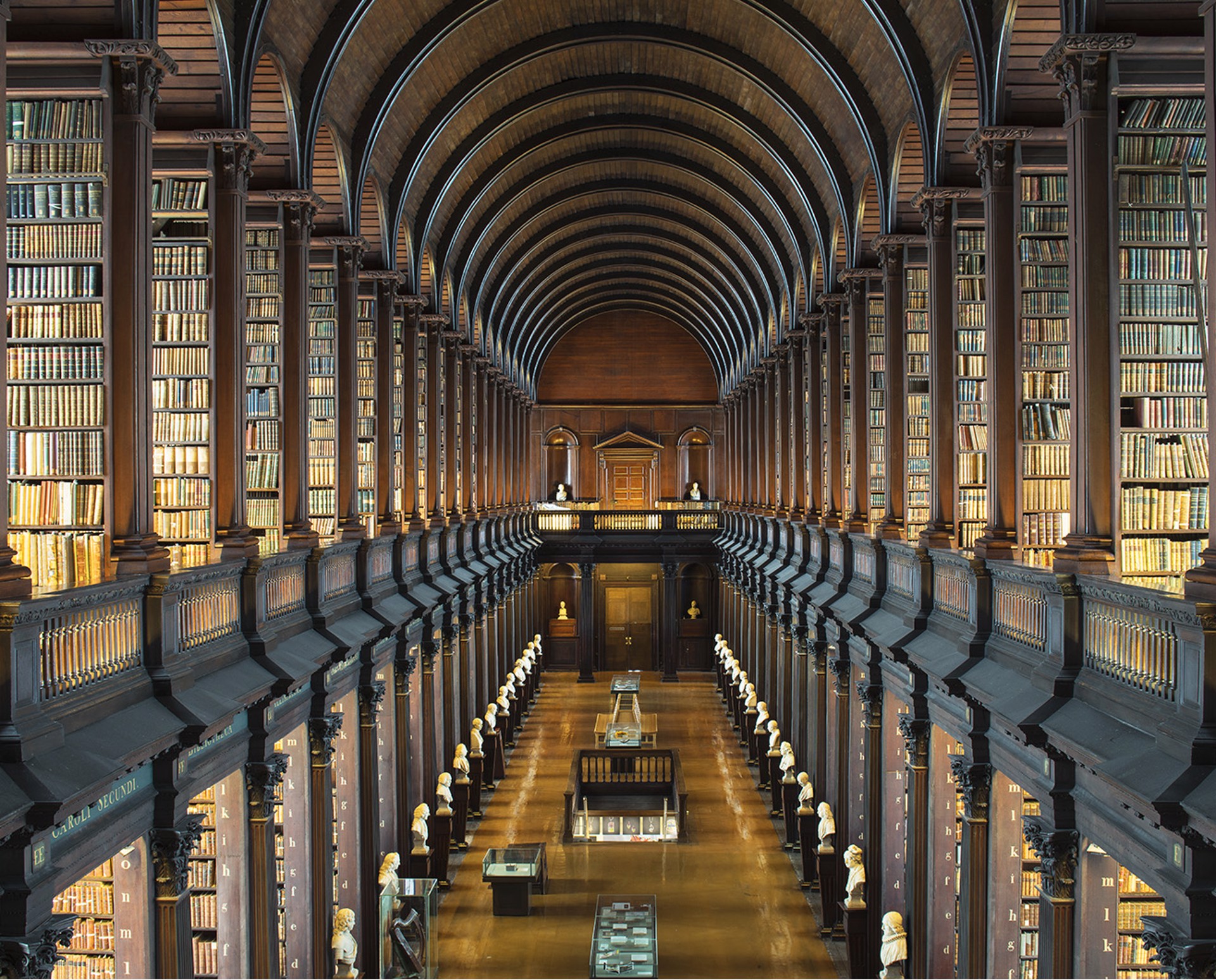 The Long Room IV - Trinity Library by Reinhard Goerner