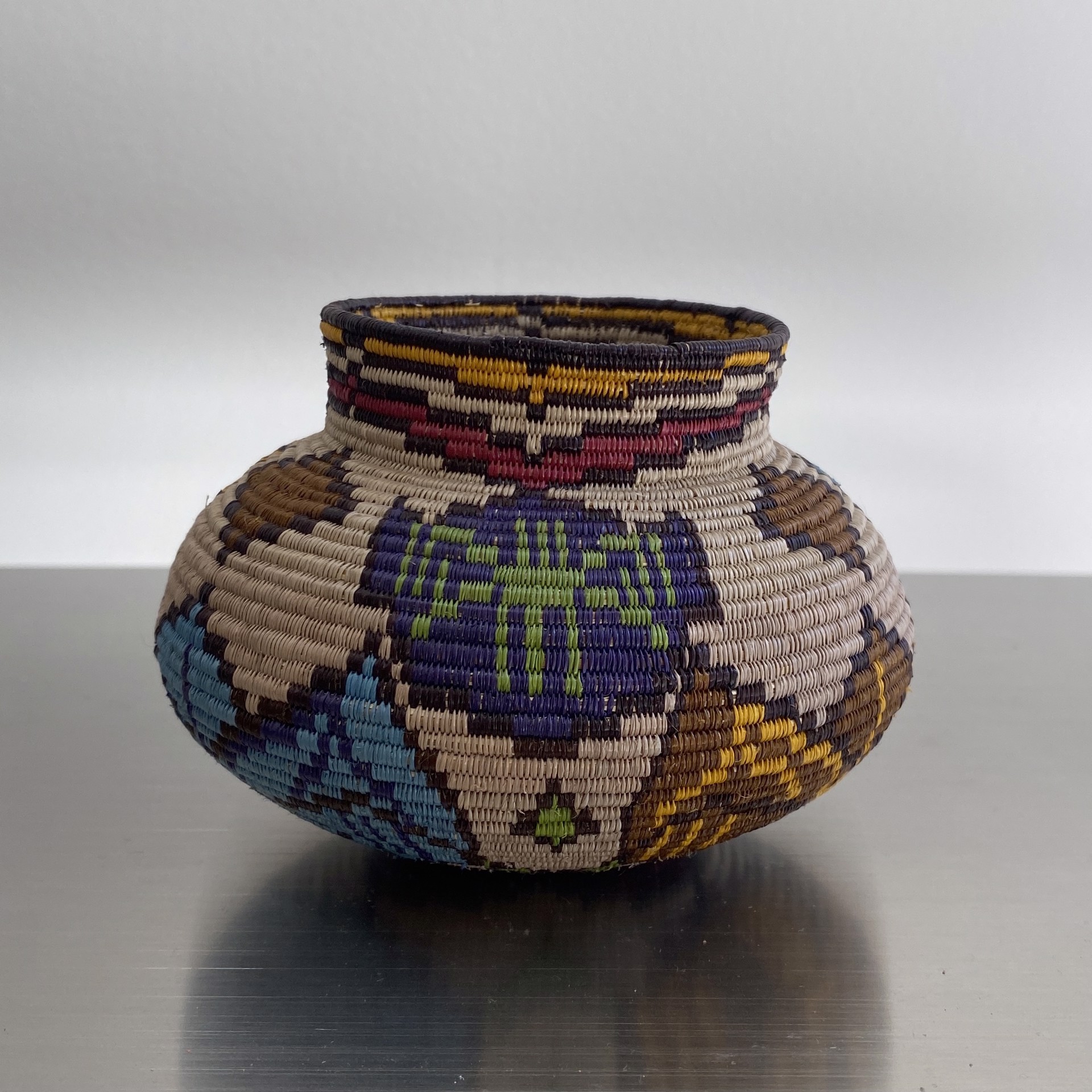 Lotus Basket by Wounaan Weavers of Panama