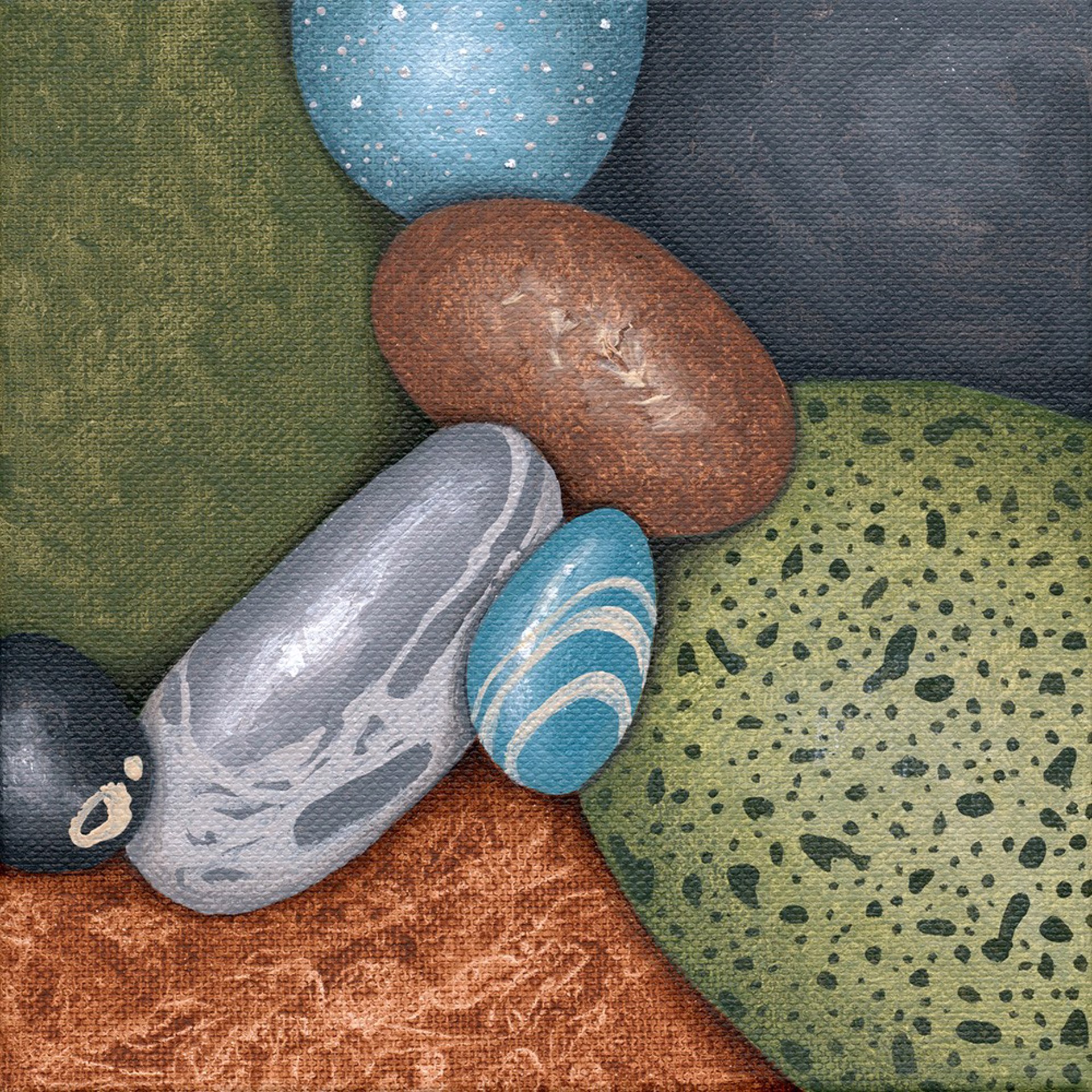 Pebble Painting #625 by Kristina Boardman