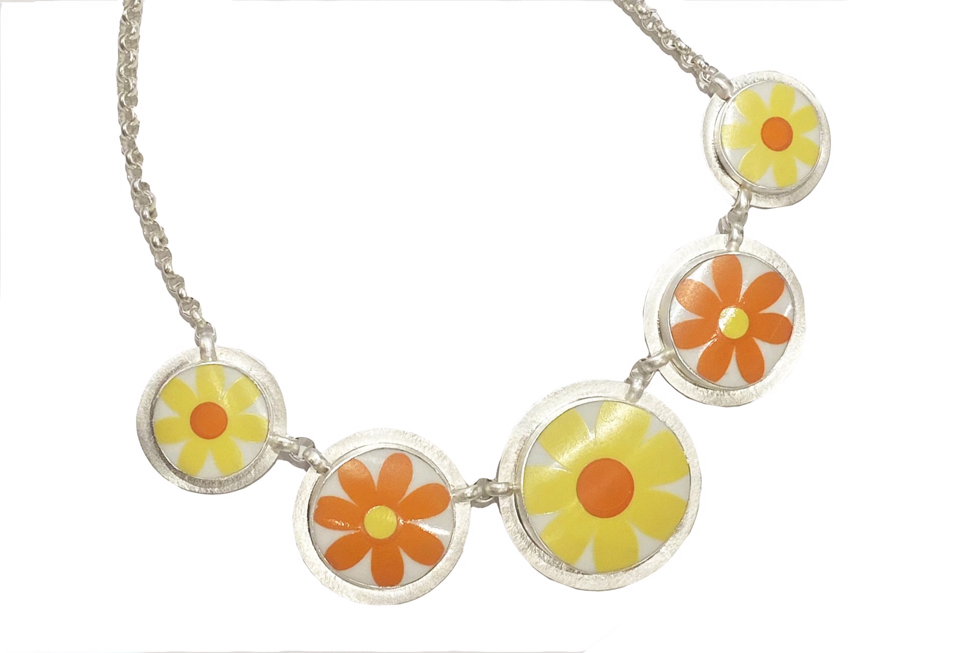Retro Flower Necklace by AMY FAUST