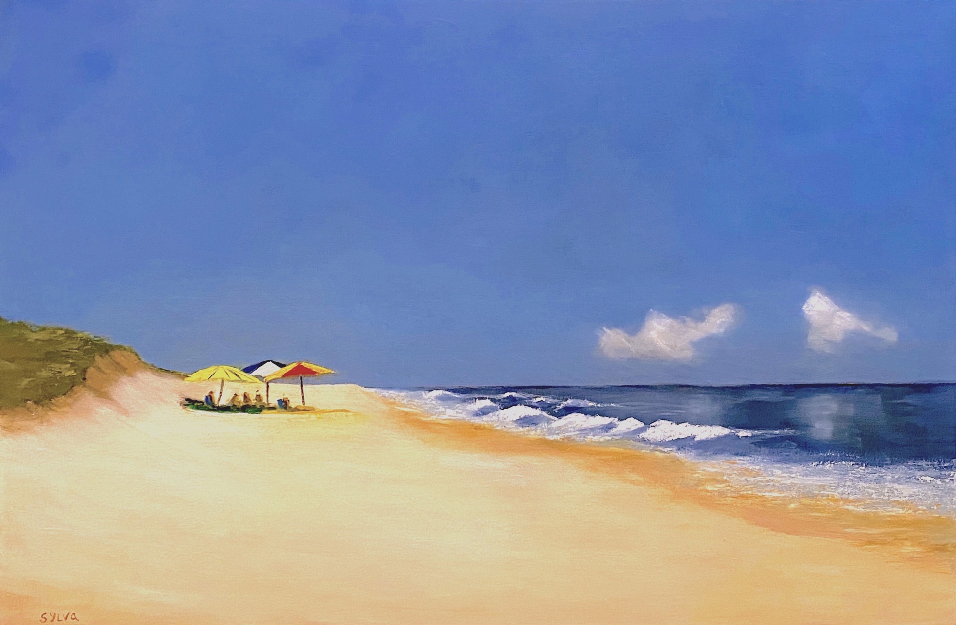 Beach Umbrellas by Mark Sylva