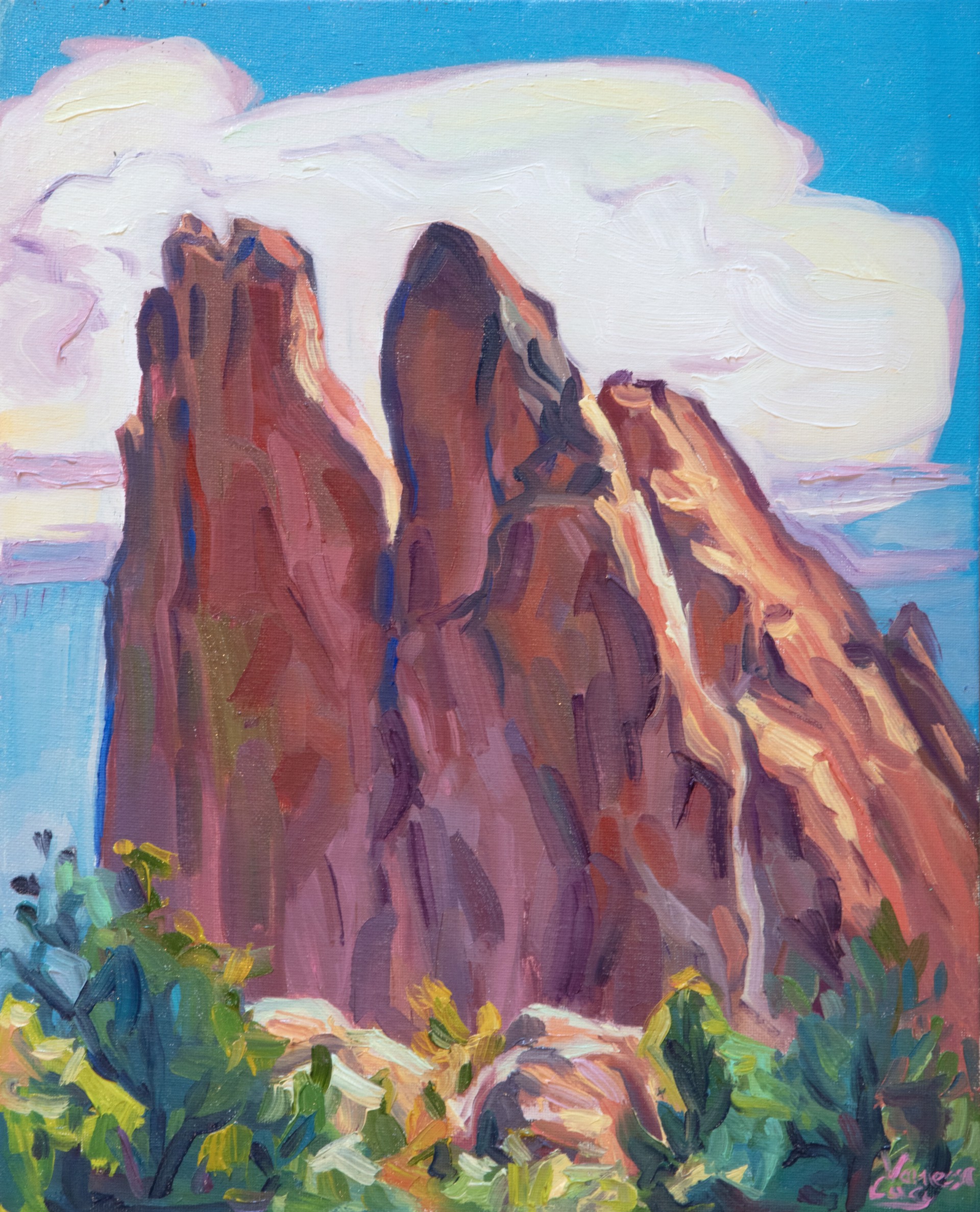 Cloud Kissed Giants by Vanessa Lacy