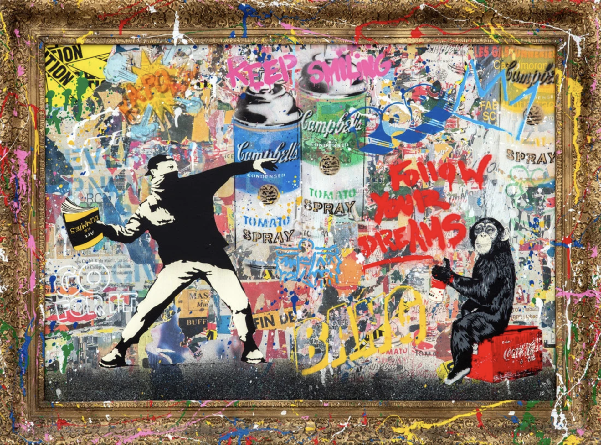 Pop Wall by Mr. Brainwash