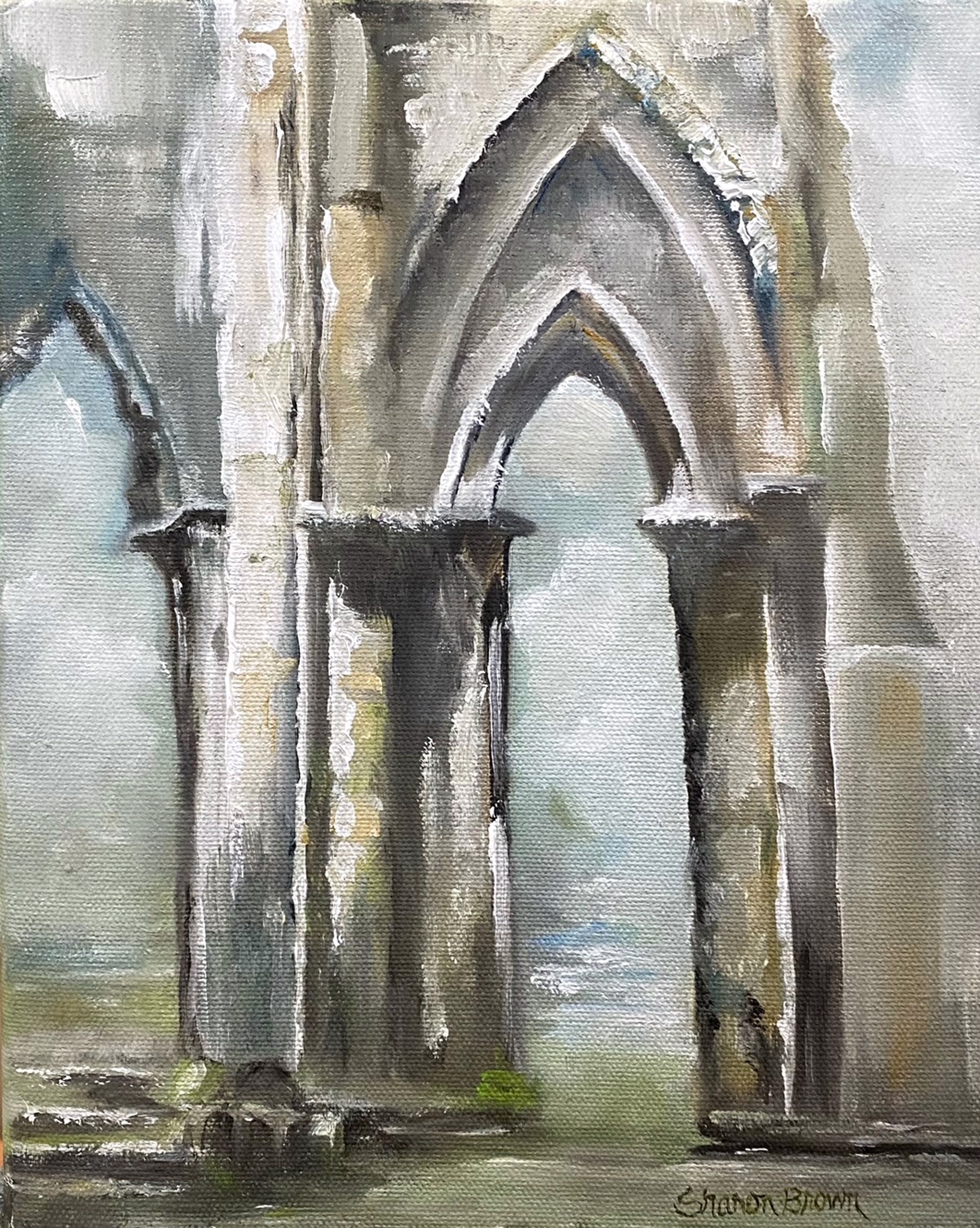 Ecclesiastical Ruin by Sharon Brown