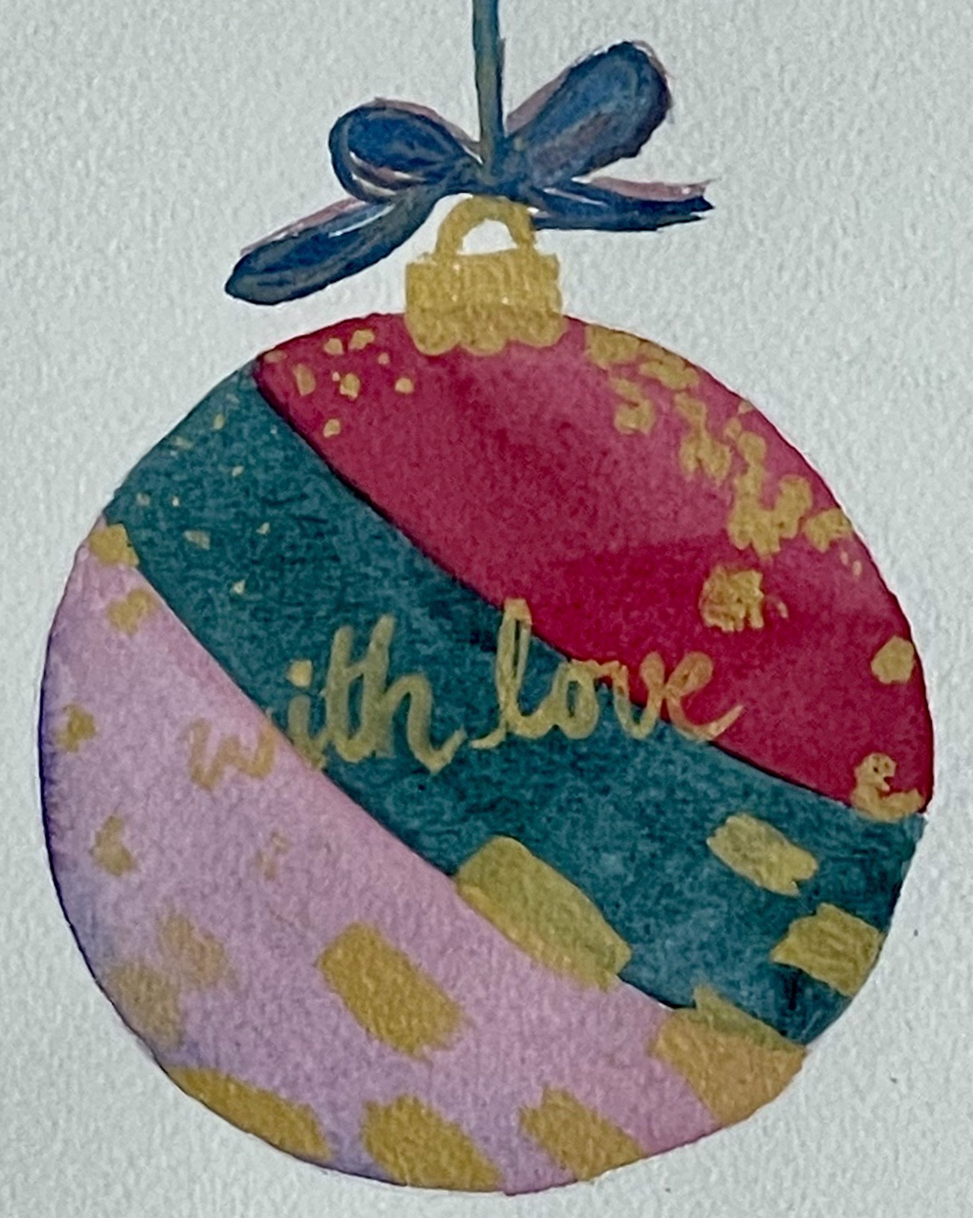 With Love Ornament by Veena Raj