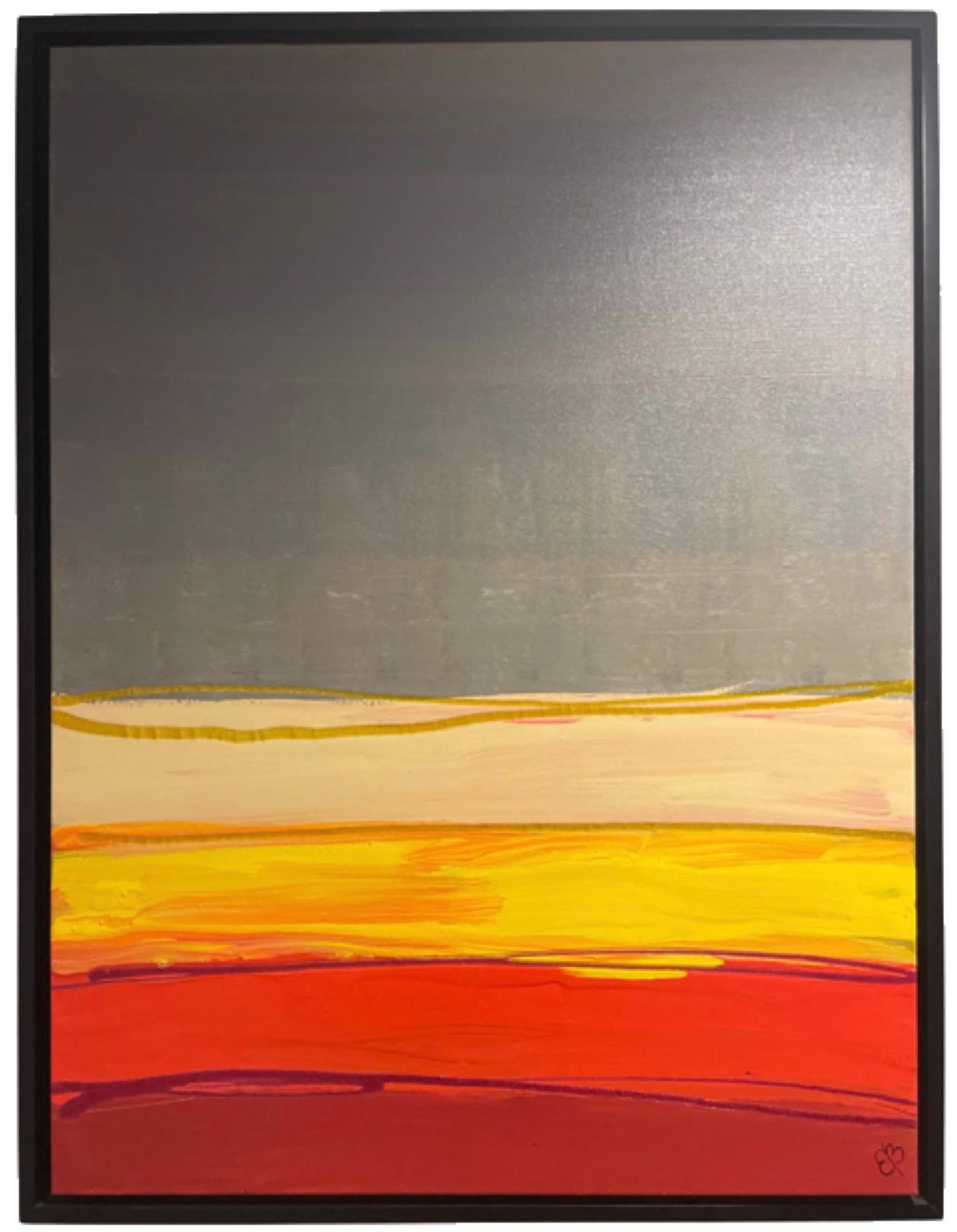 Sunset Lines I by Abstract Paintings by Elena Bulatova