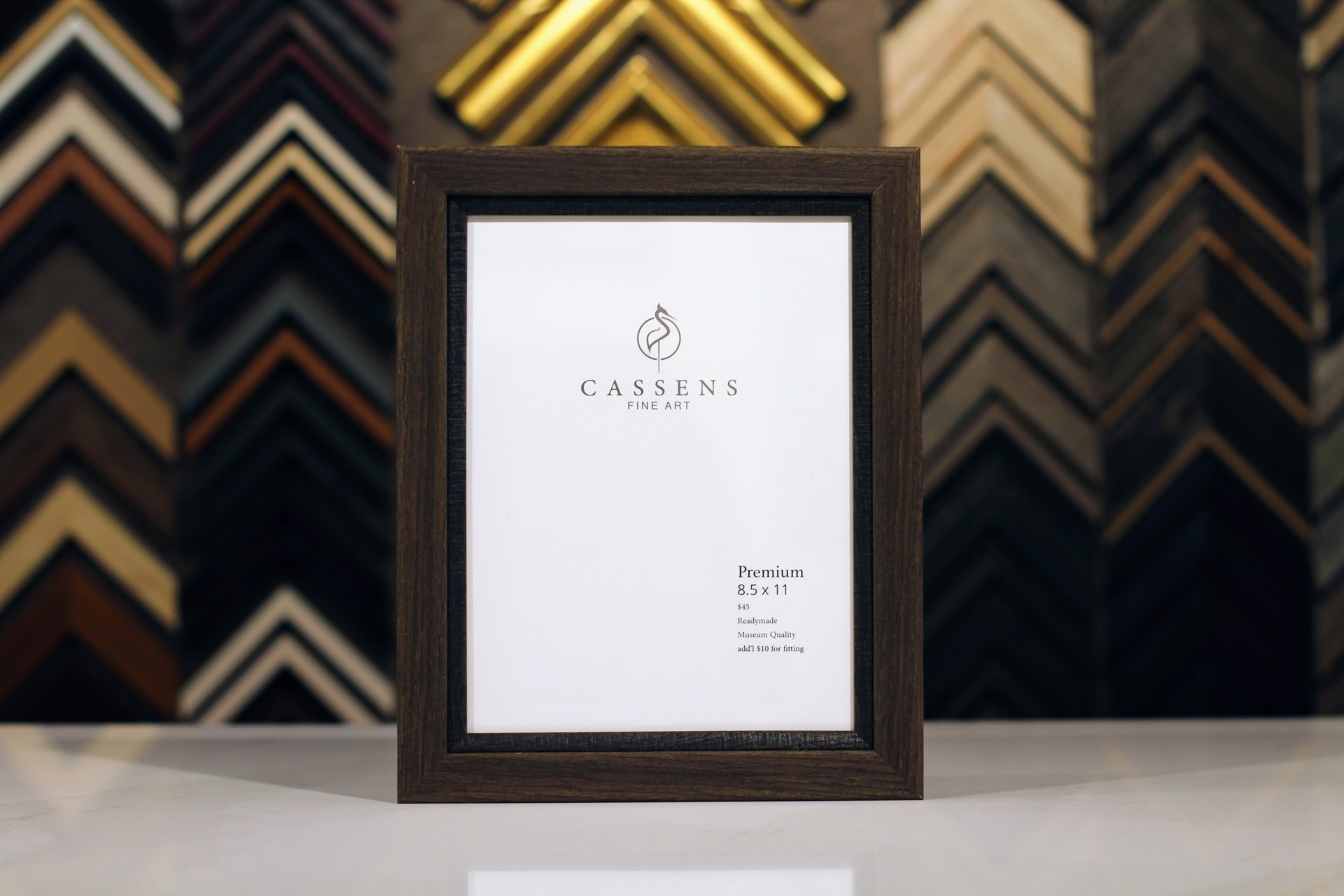 8.5x11 Premium Ready Made Frame