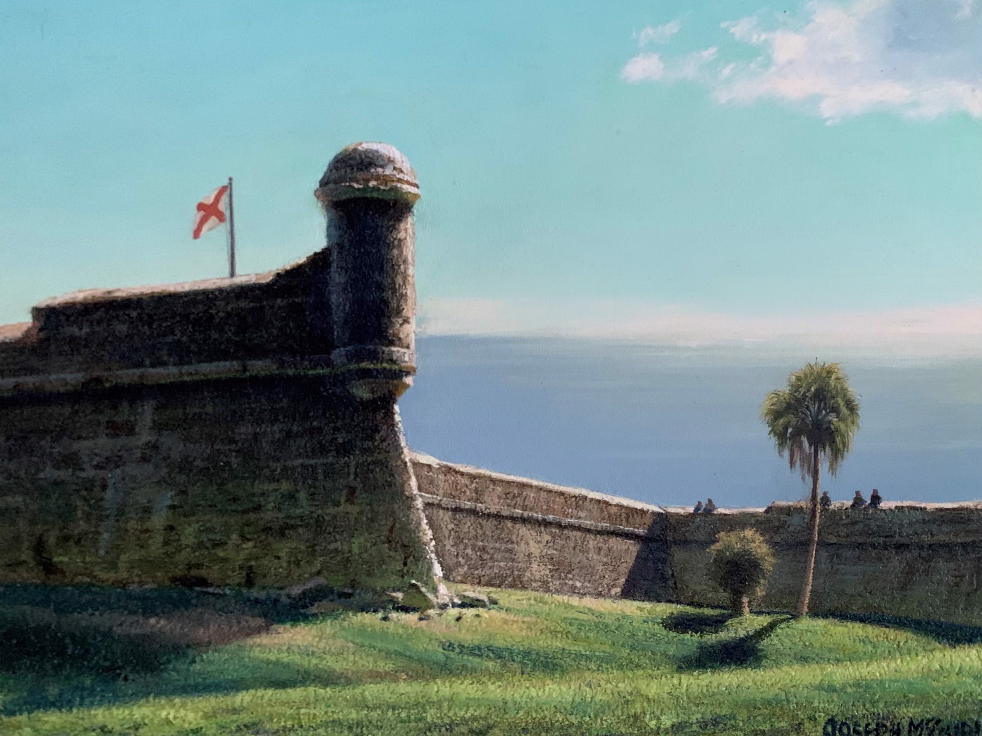 St. Augustine Fort by Joseph McGurl