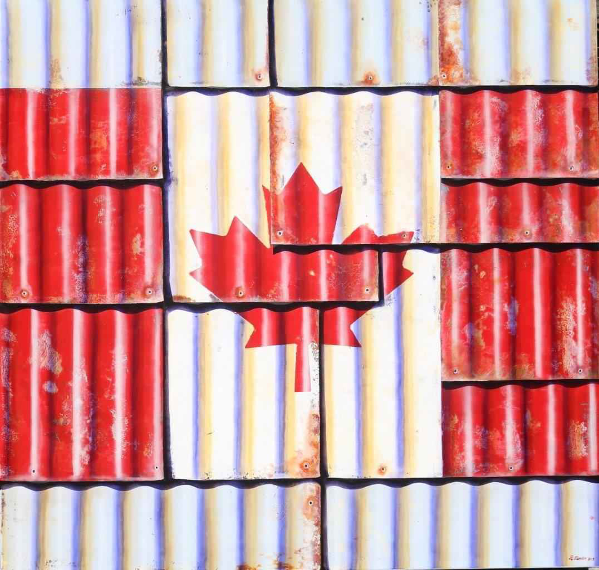 Canadian Flag by Ross Tamlin