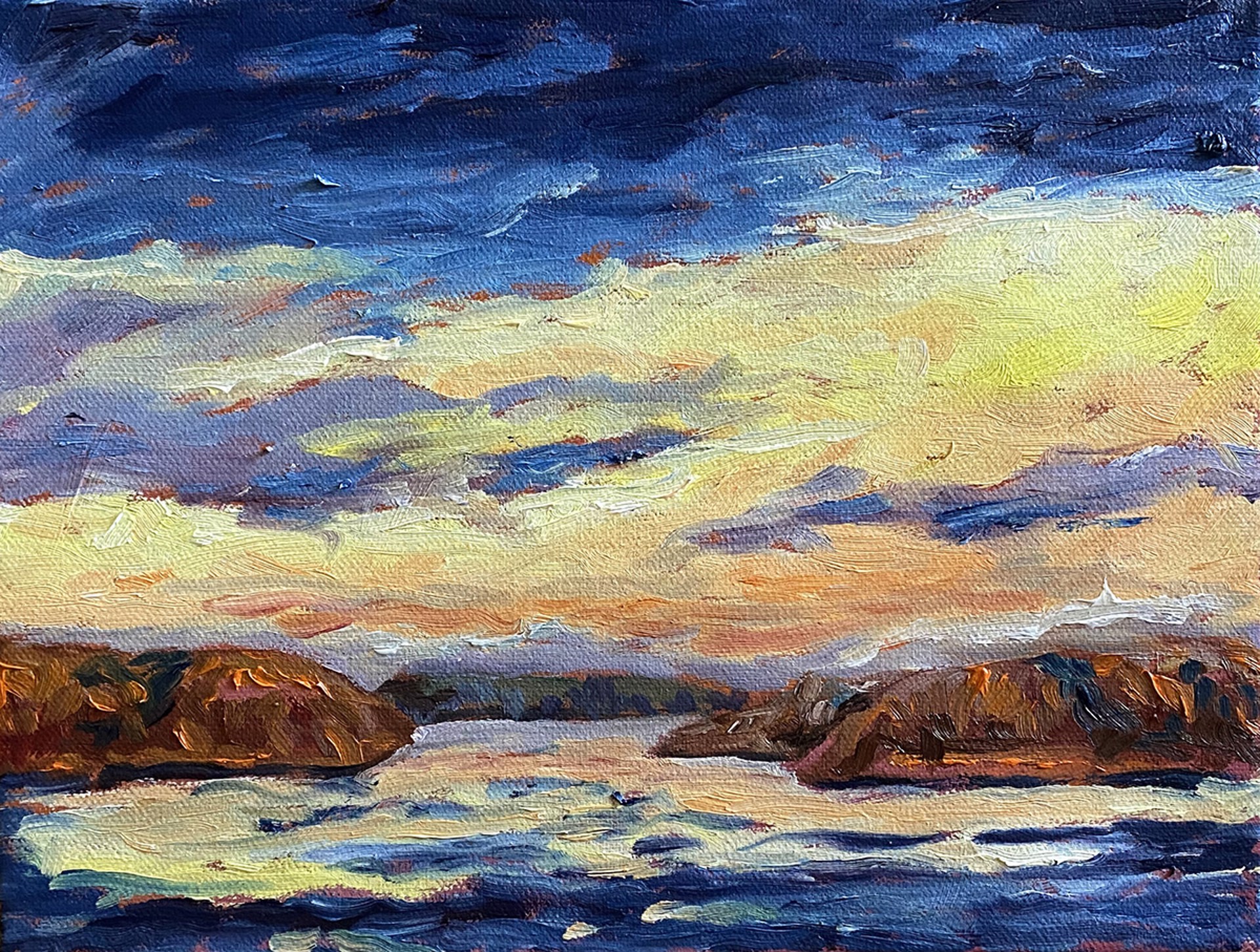 Sunset on the Lake by Wayne Medford