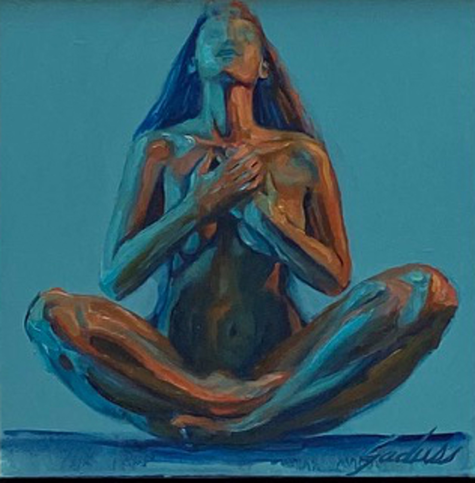 Blue Nude 2 by Carrie Jadus