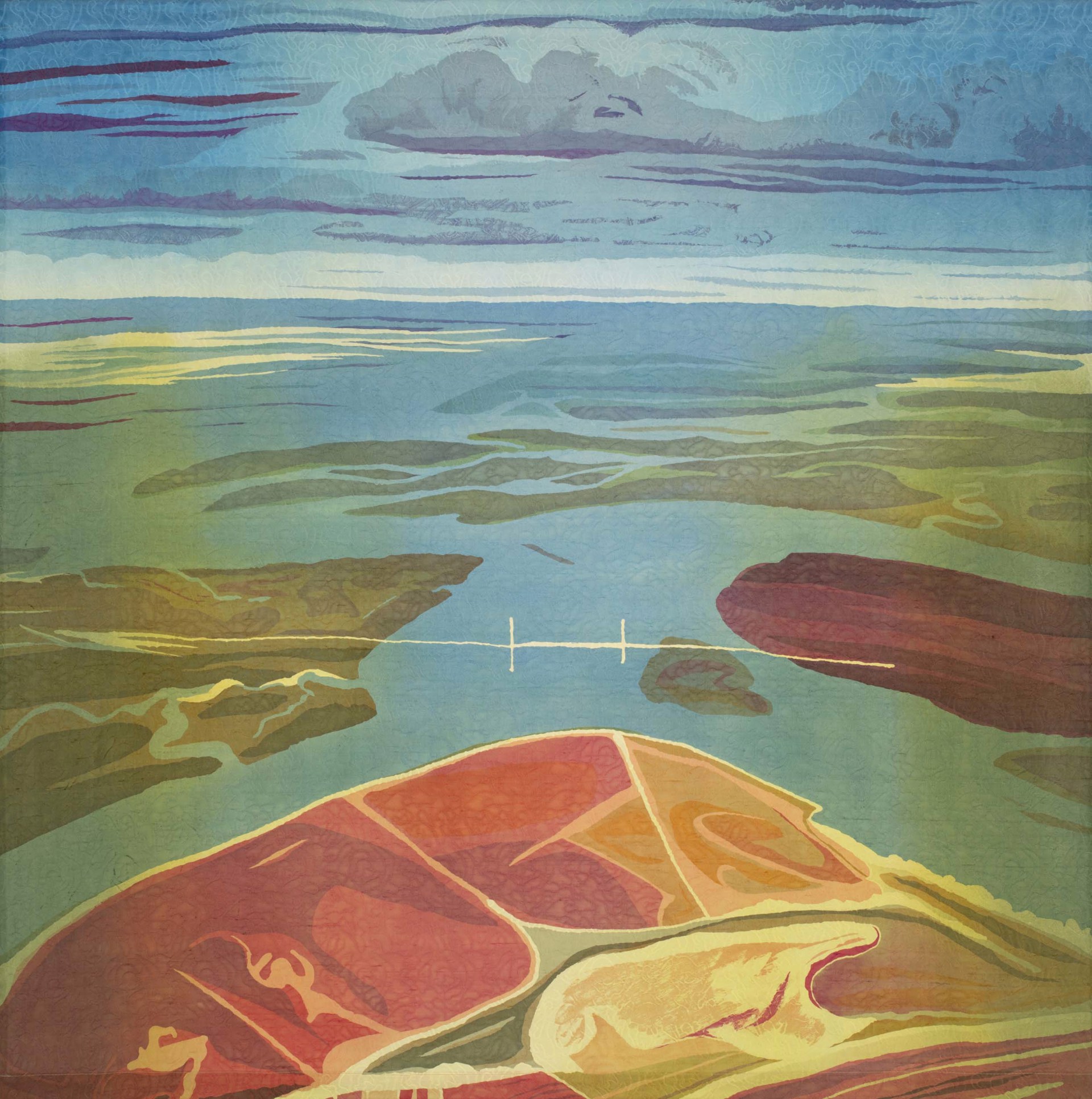 Daniel Island Nocturne - SC by Mary Edna Fraser