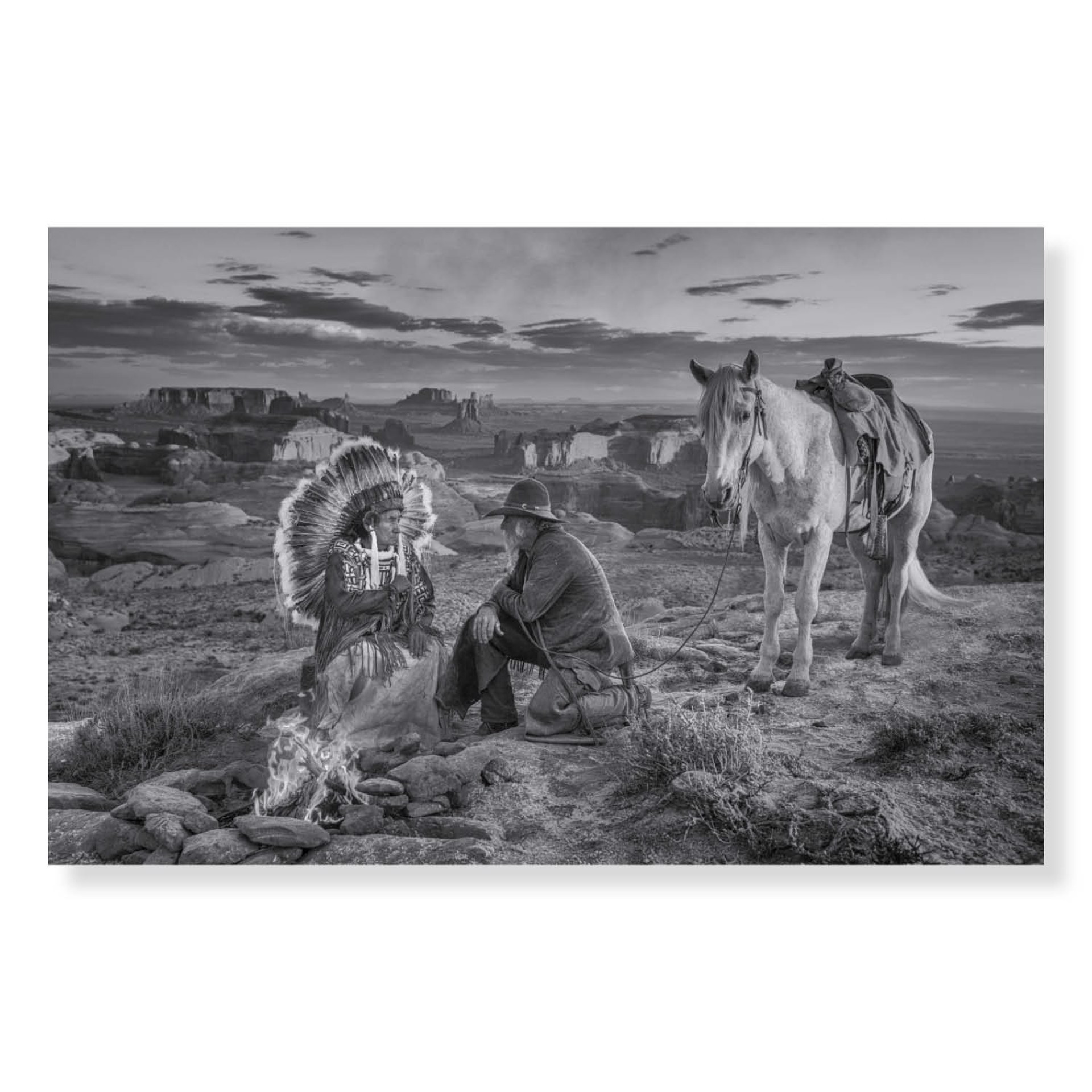 Summit (B&W) by David Yarrow