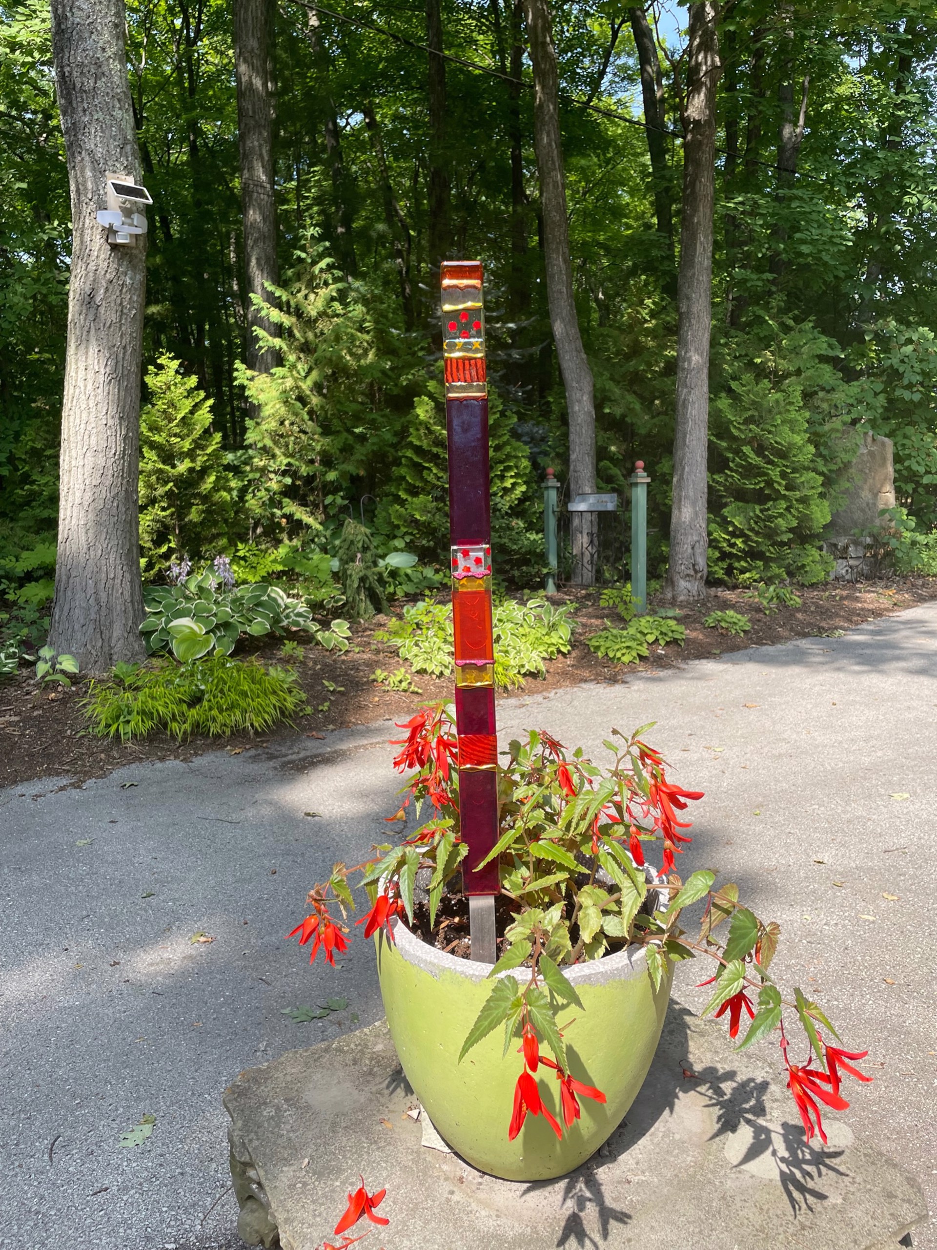 Garden Stake Orange III by Doug and Barbara Henderson