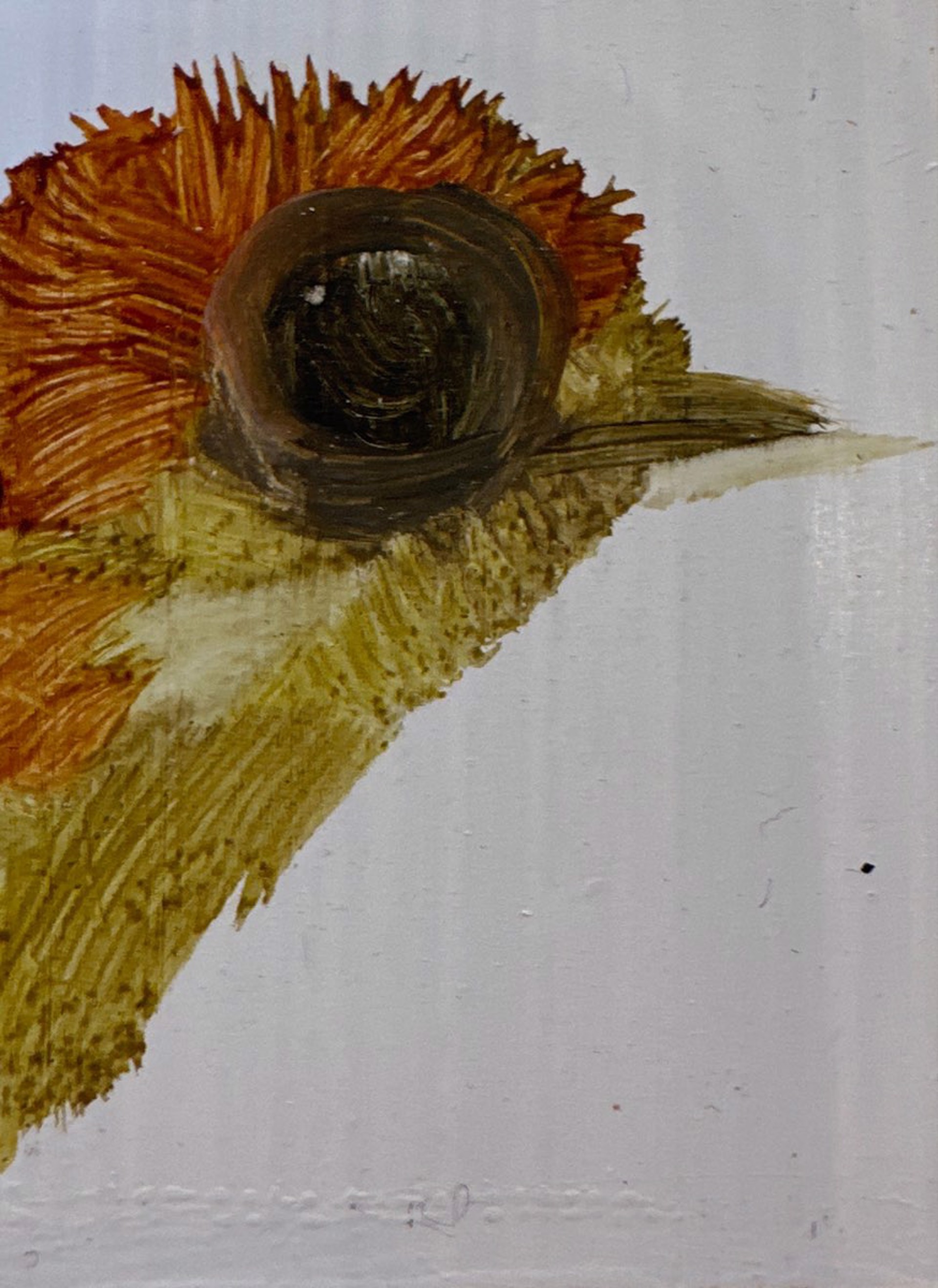 Bird Block (brown eye) by Diane Kilgore Condon