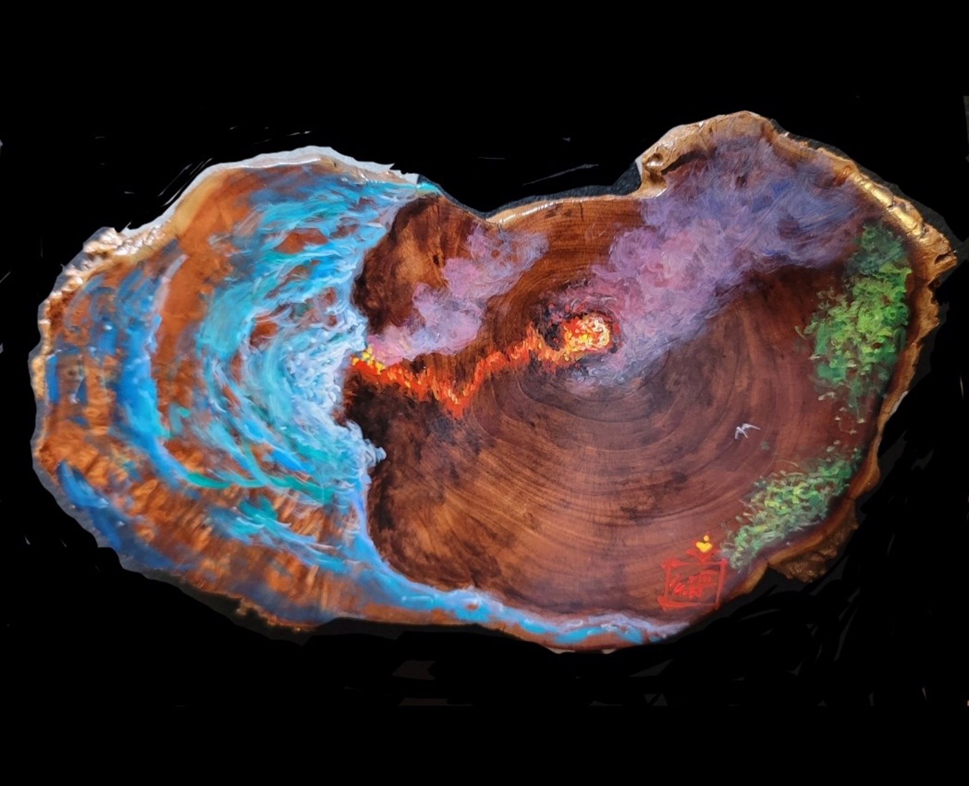 Birth of an Island #ORG3426 by Edgardo (Deen) Garcia II