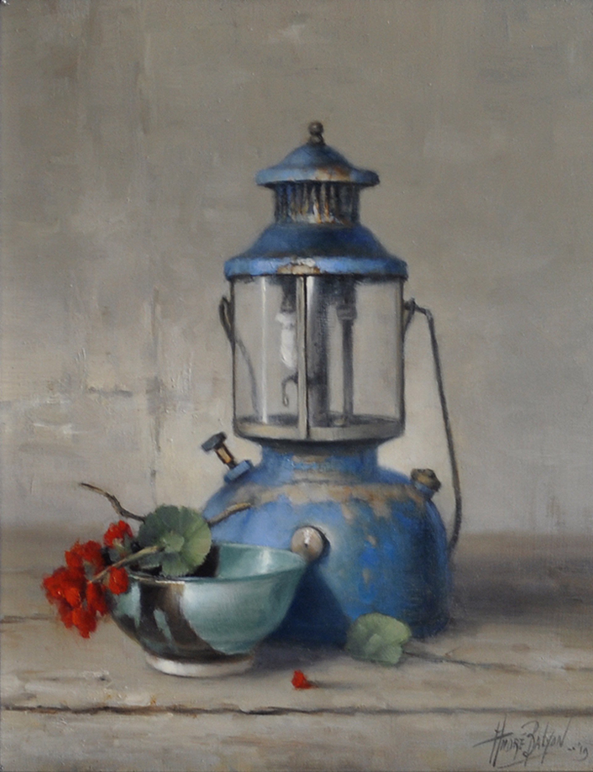The Old Oil lamp by André Balyon