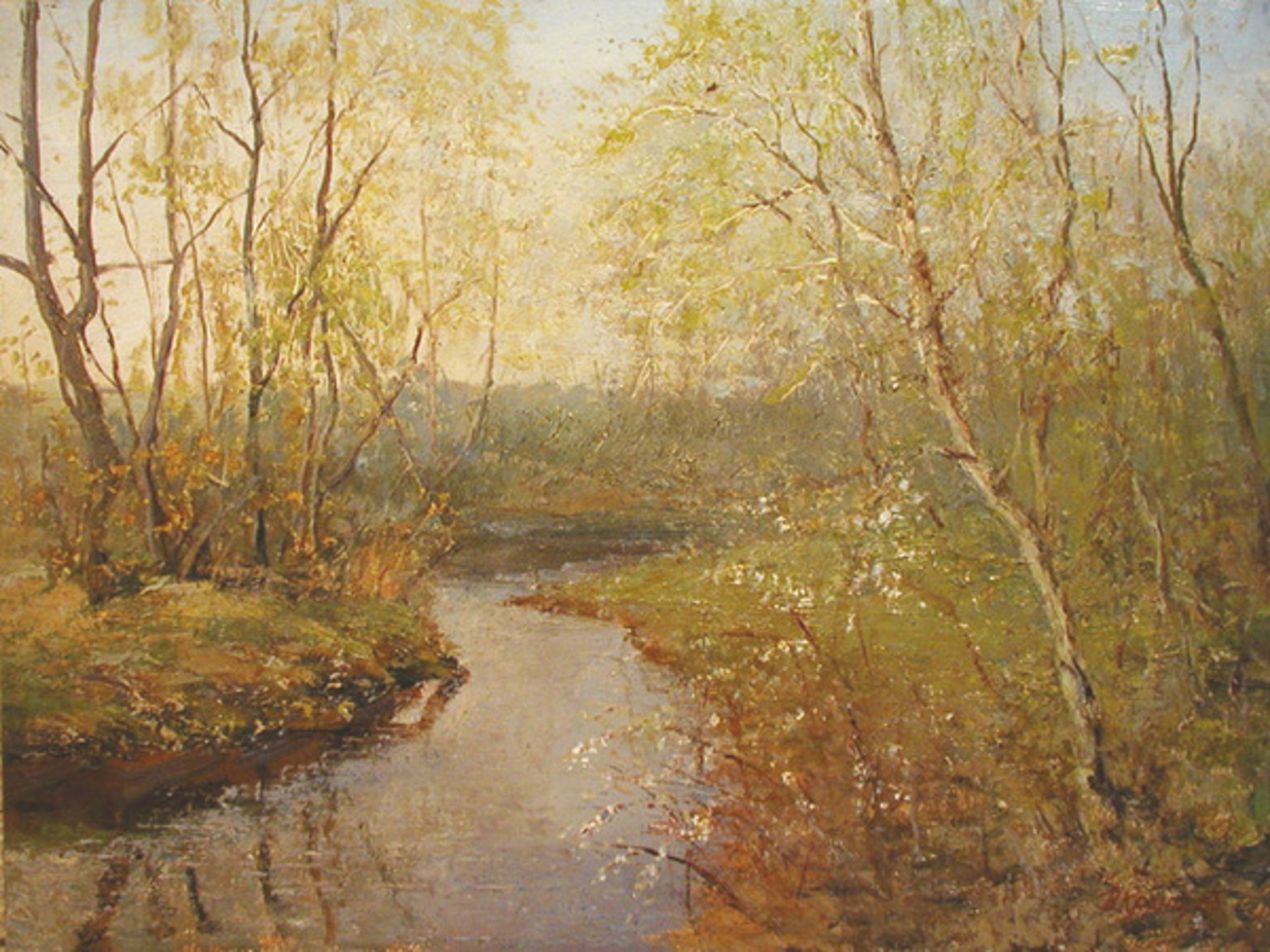 Creek by Vladimir Krantz