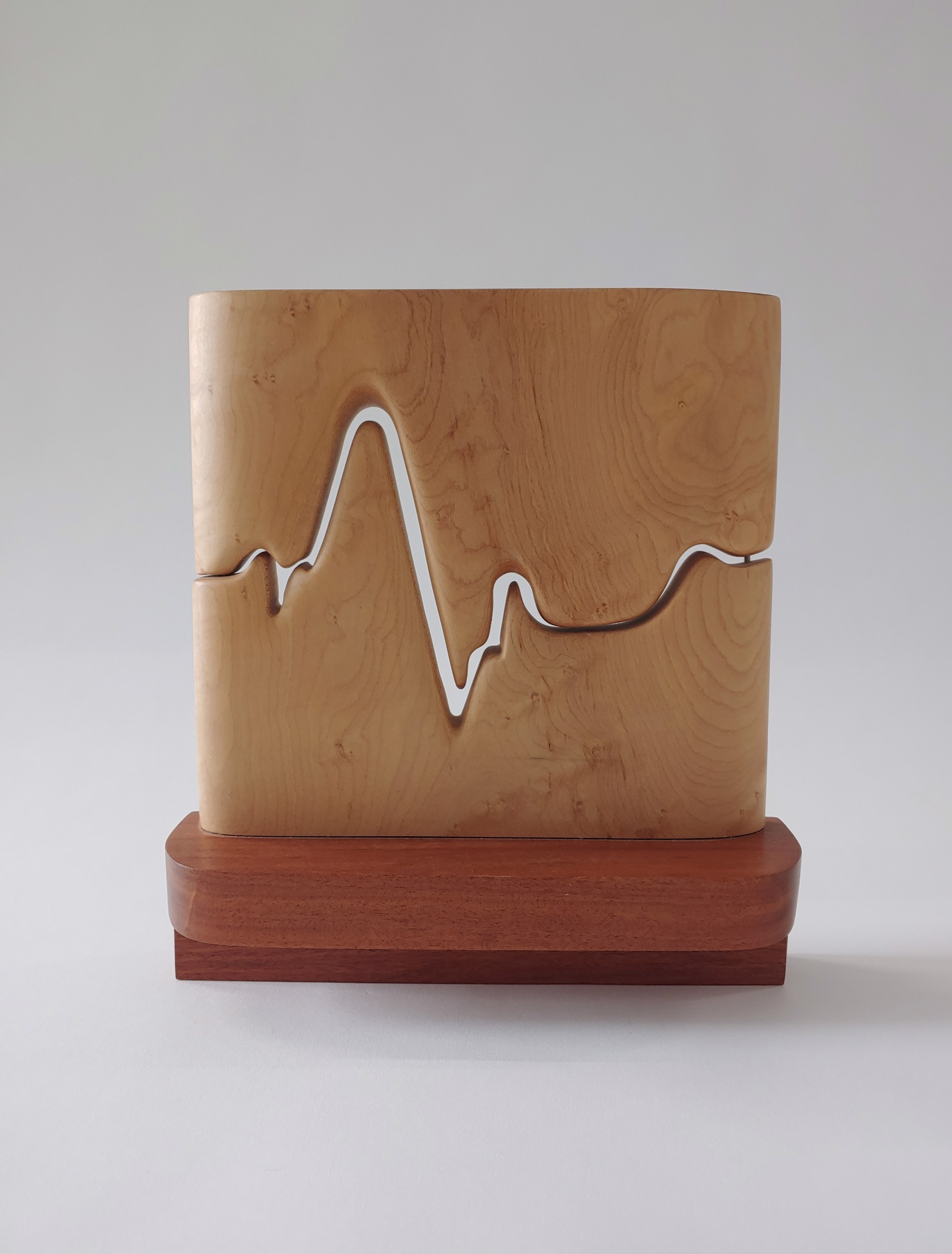 Pulse - Wood Sculpture by David Amdur