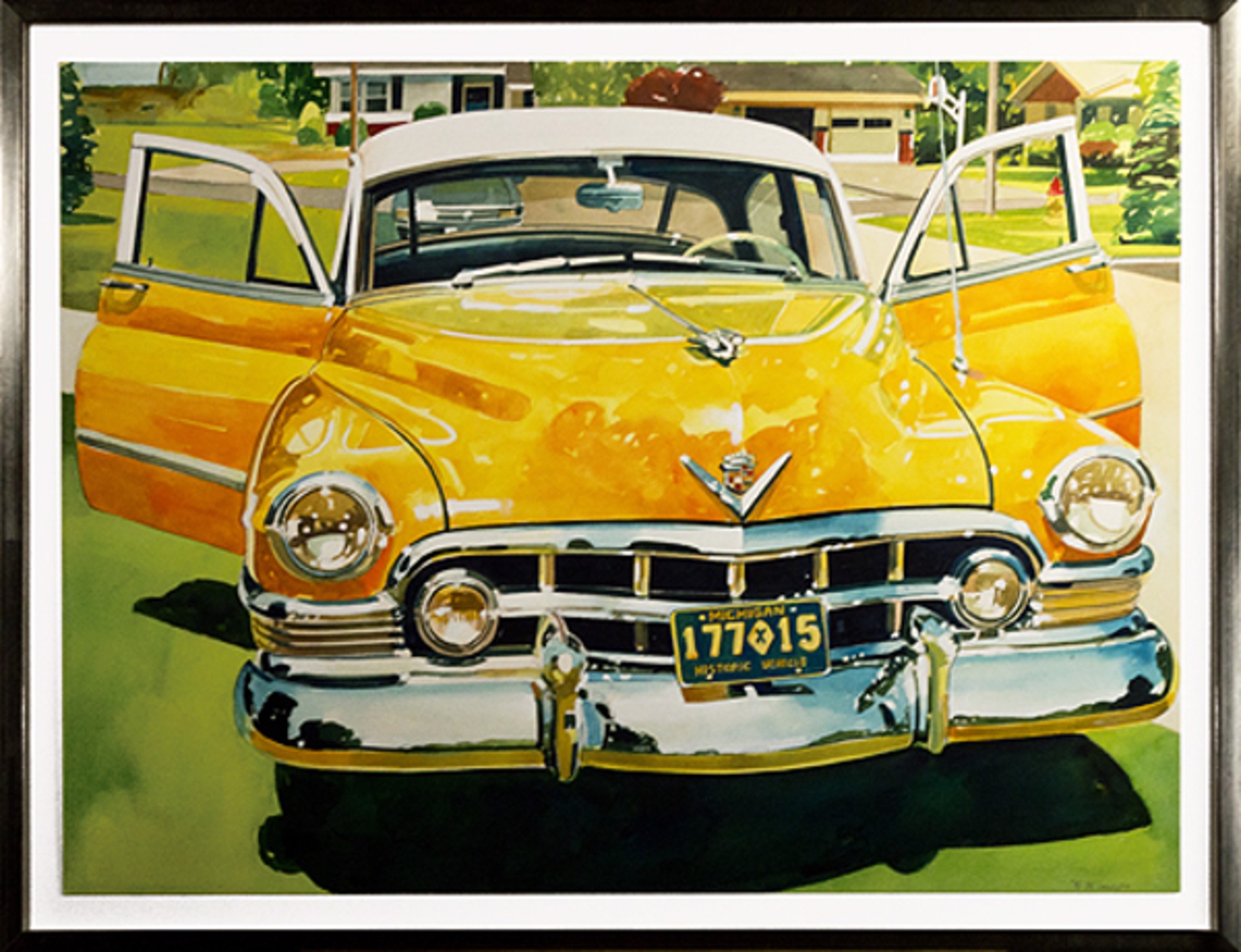 Yellow Cadillac by Bruce McCombs