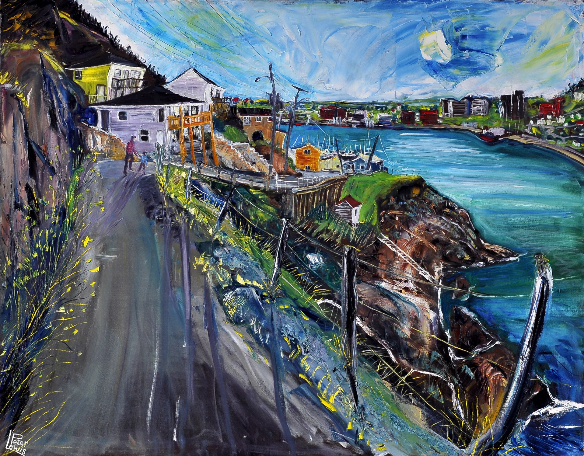 Fort Amherst Village by Peter Lewis