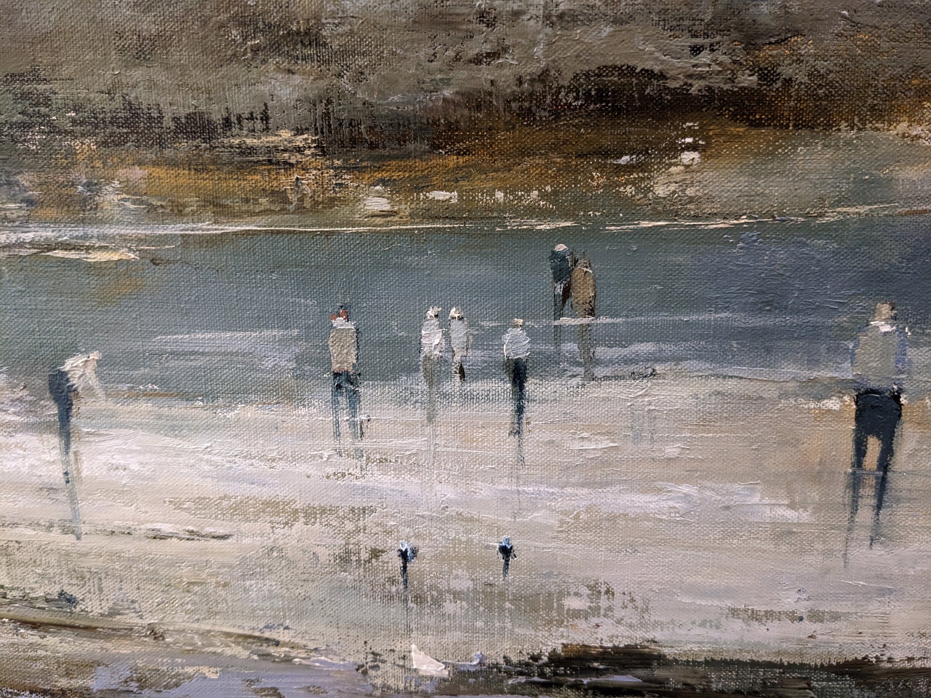 They glide like dancers in the wide hall by France Jodoin