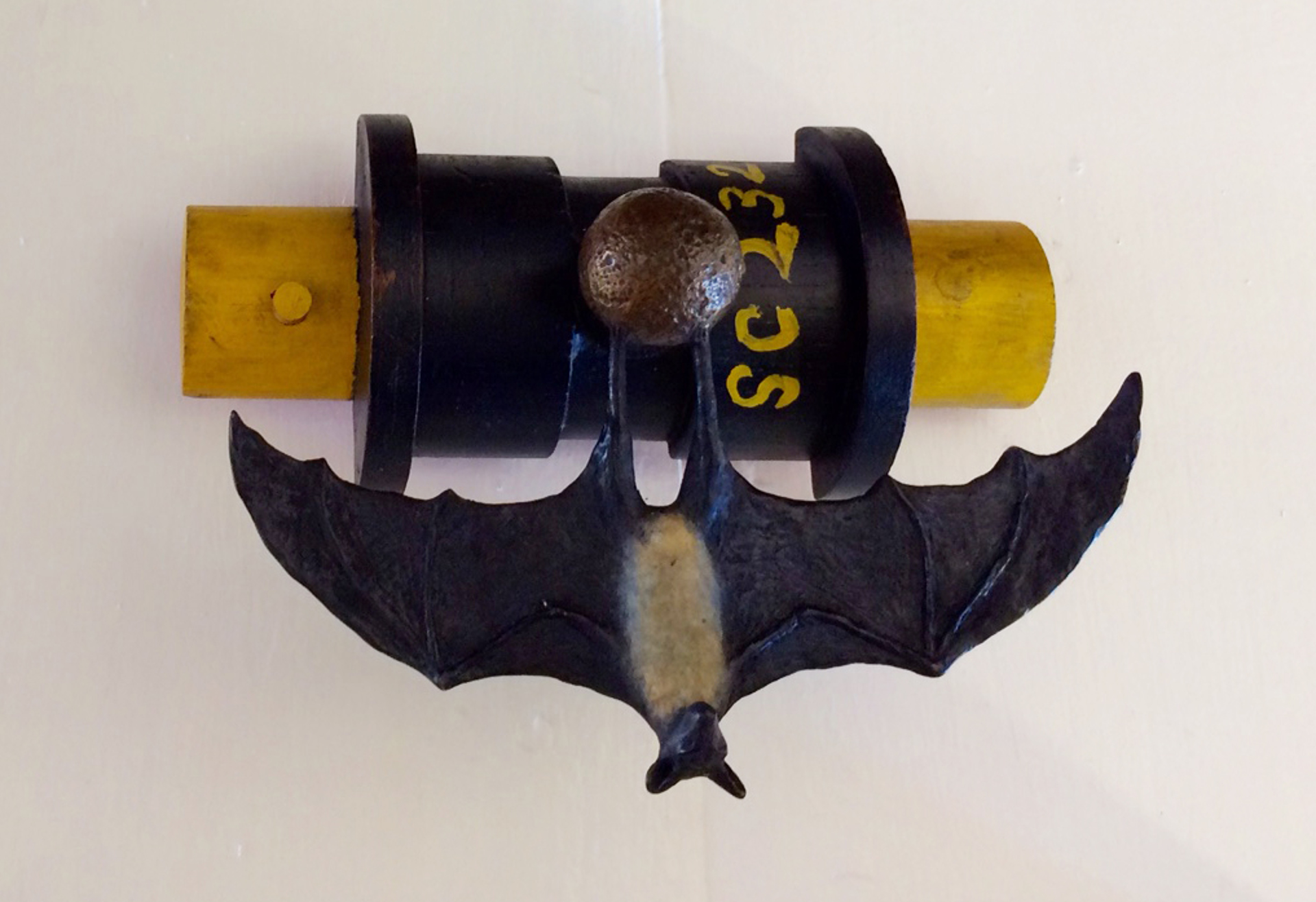 Industrial Bat on a Machine Mold by Copper Tritscheller