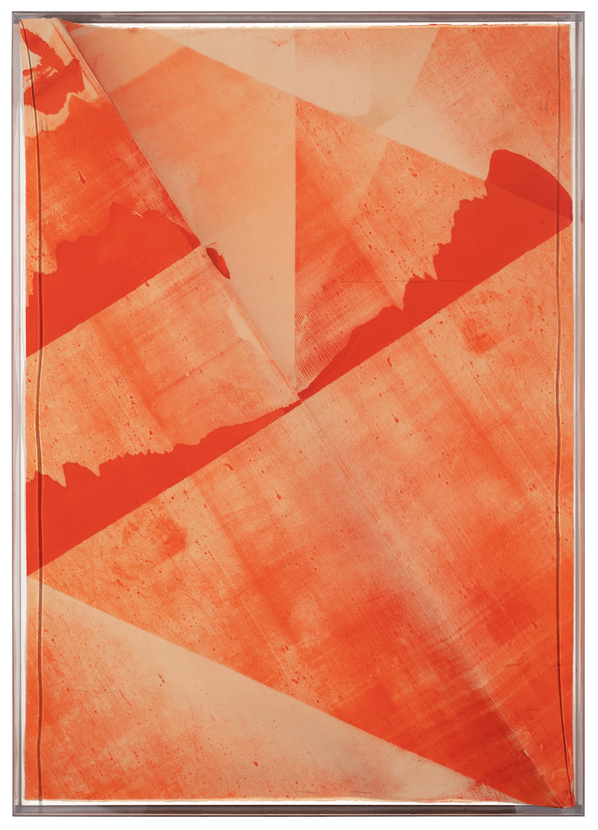 Untitled (Orange Abstract) by Jeffery Francis Beardsall