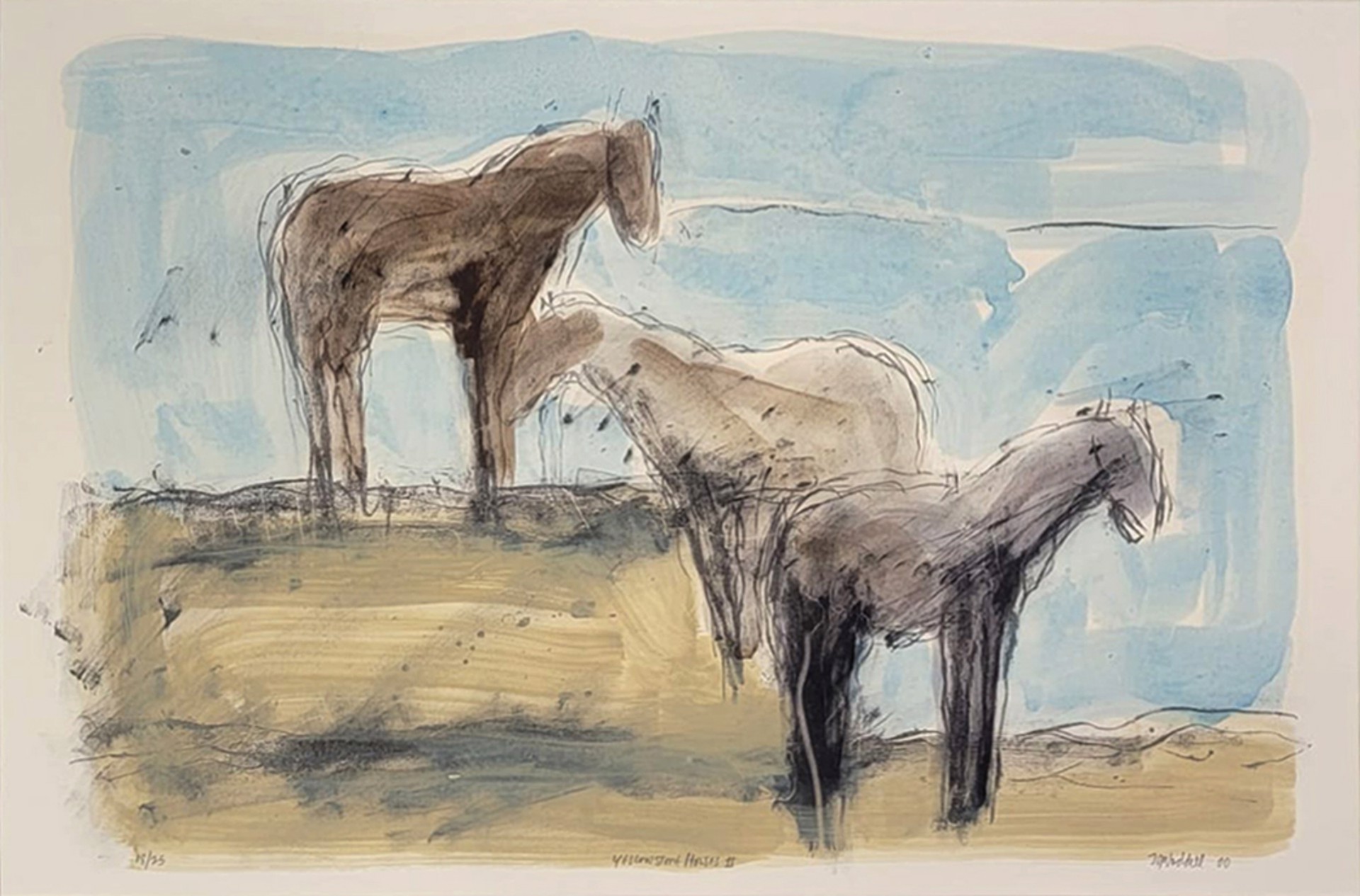 Yellowstone Horses II by Theodore Waddell